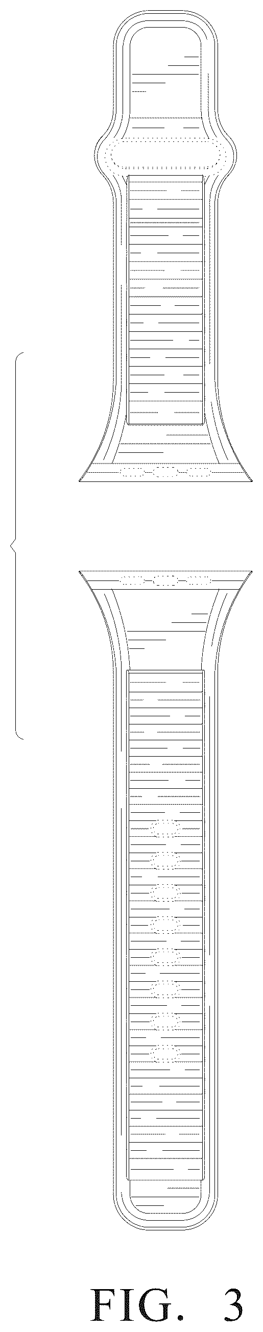 Patent USD1123682 Figure 3 – Set of bands for a watch or smart watch