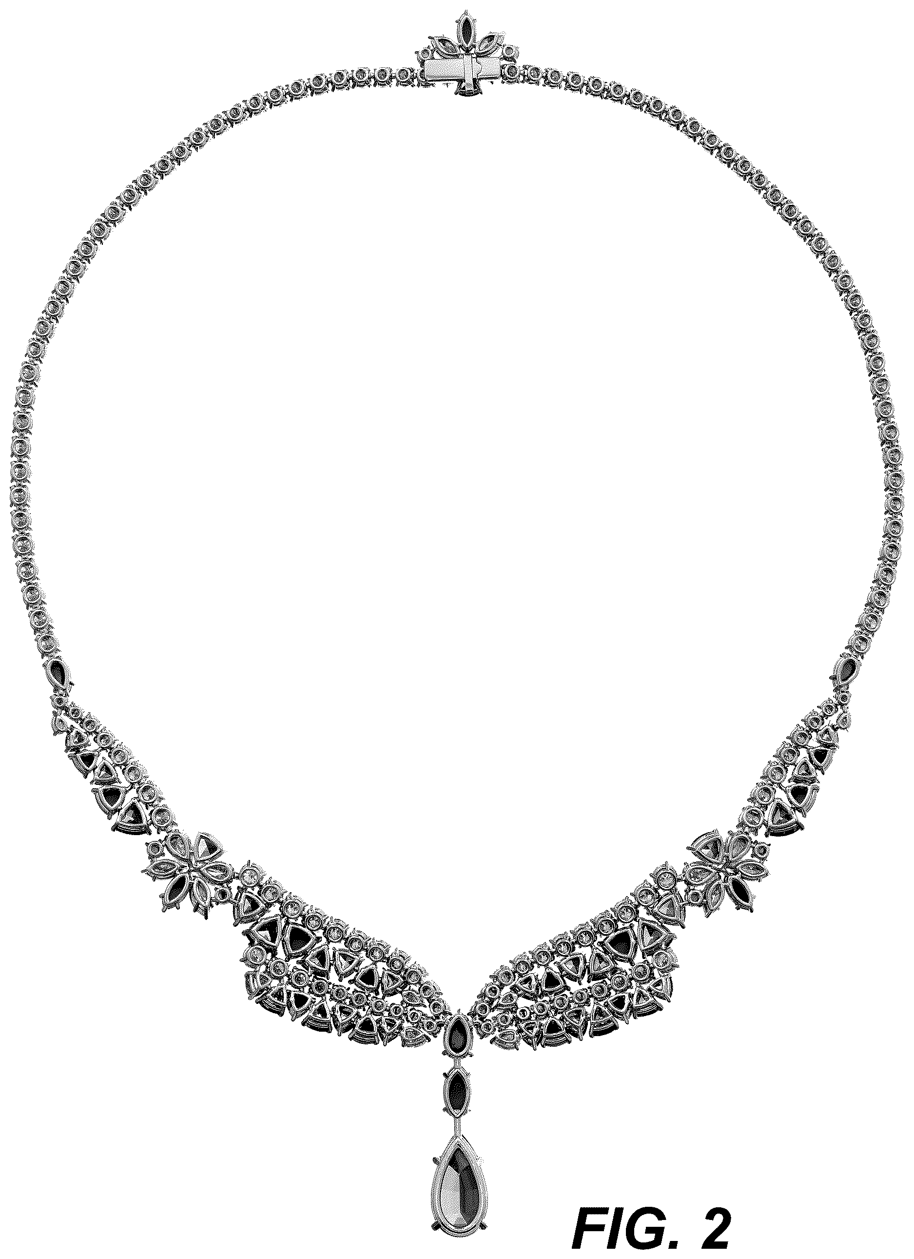 Patent USD1123685 Figure 2 – Necklace