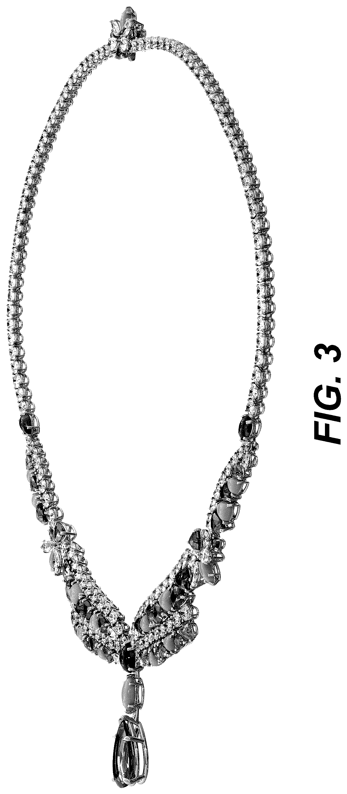 Patent USD1123685 Figure 3 – Necklace