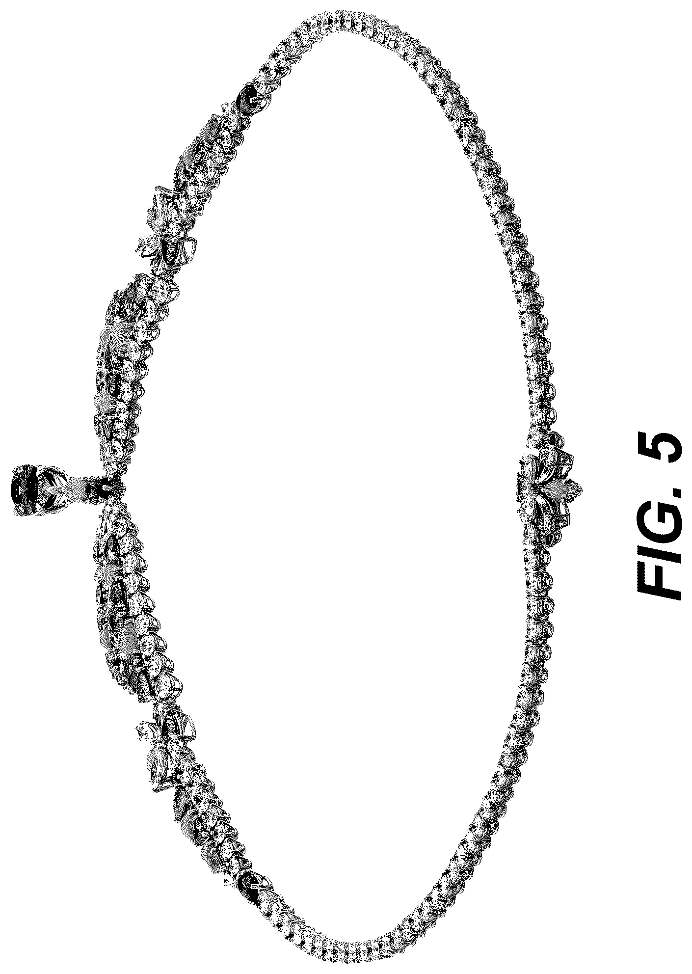 Patent USD1123685 Figure 5 – Necklace