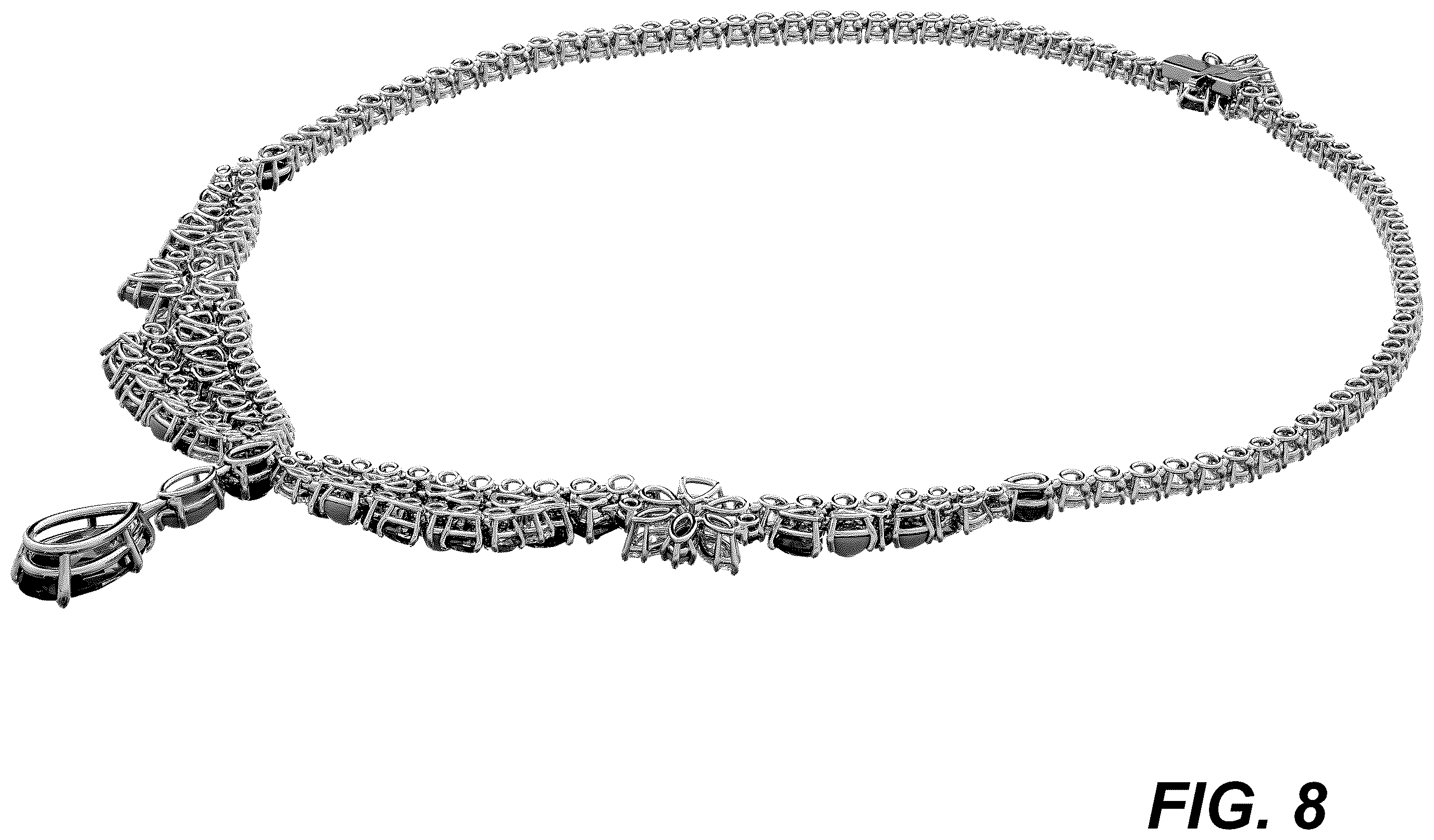 Patent USD1123685 Figure 8 – Necklace