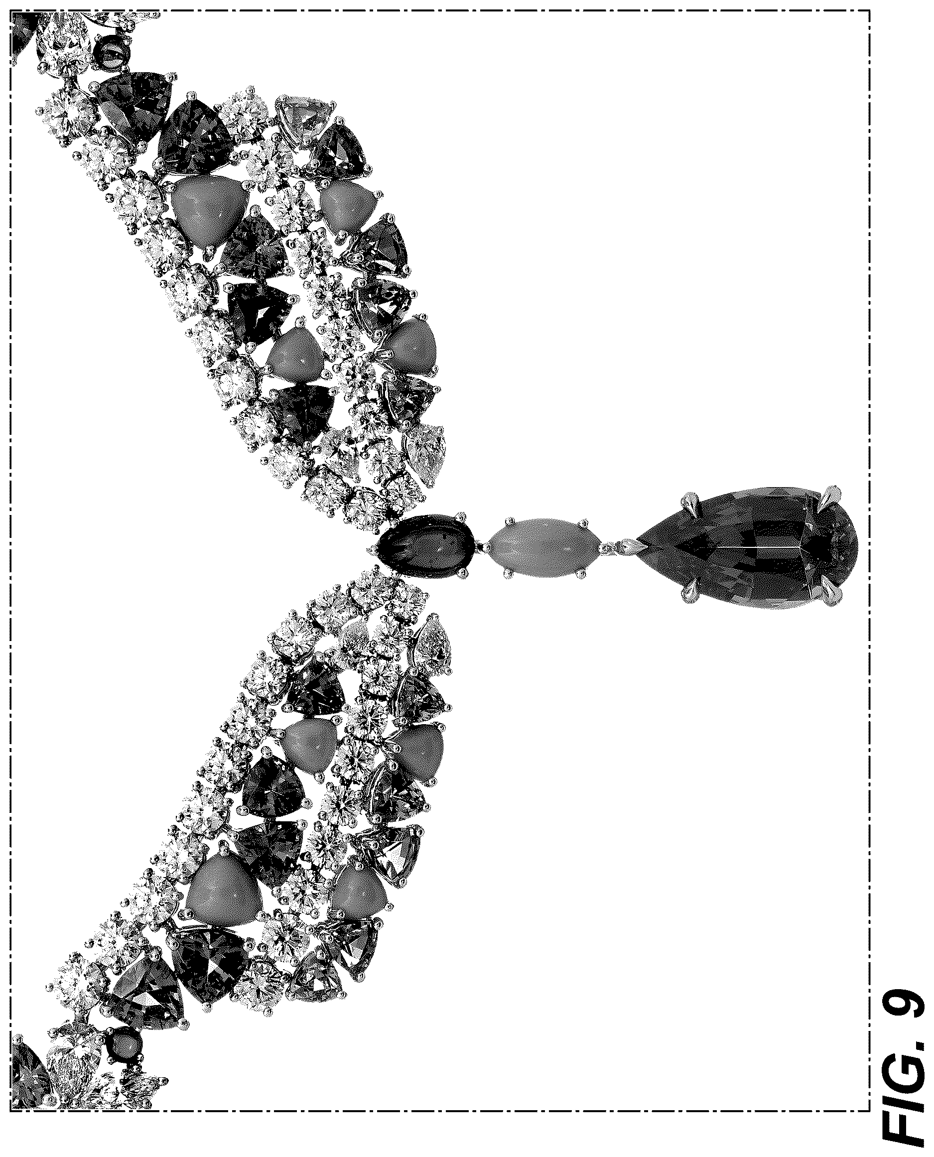 Patent USD1123685 Figure 9 – Necklace