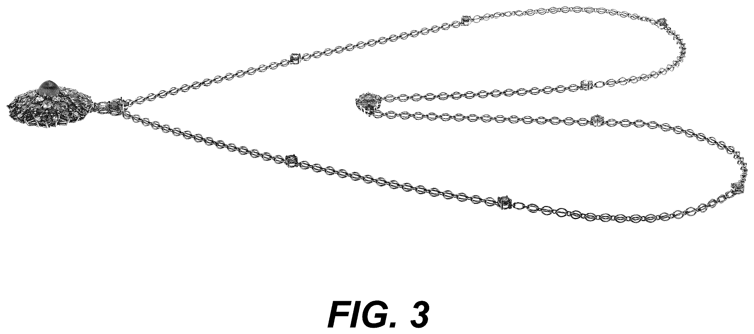 Patent USD1123686 Figure 3 – Necklace