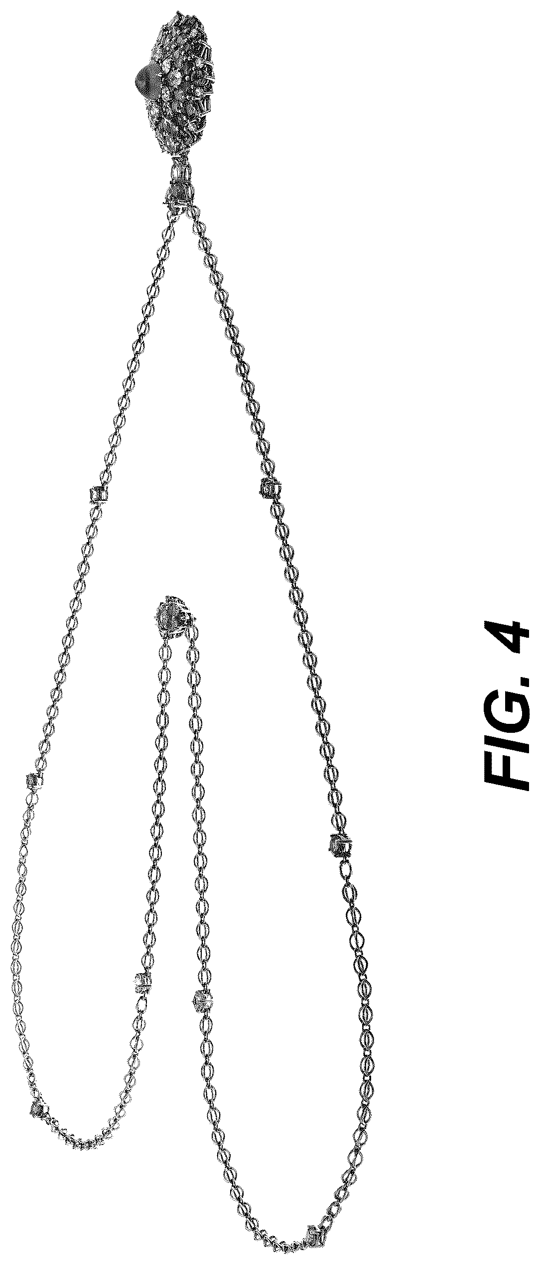 Patent USD1123686 Figure 4 – Necklace