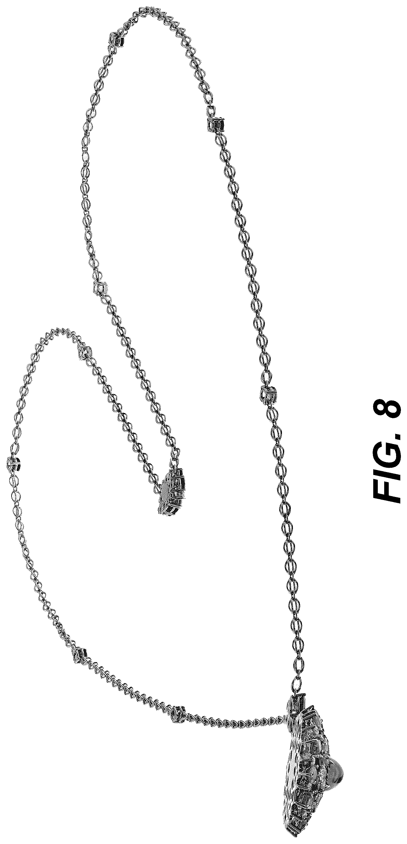 Patent USD1123686 Figure 8 – Necklace