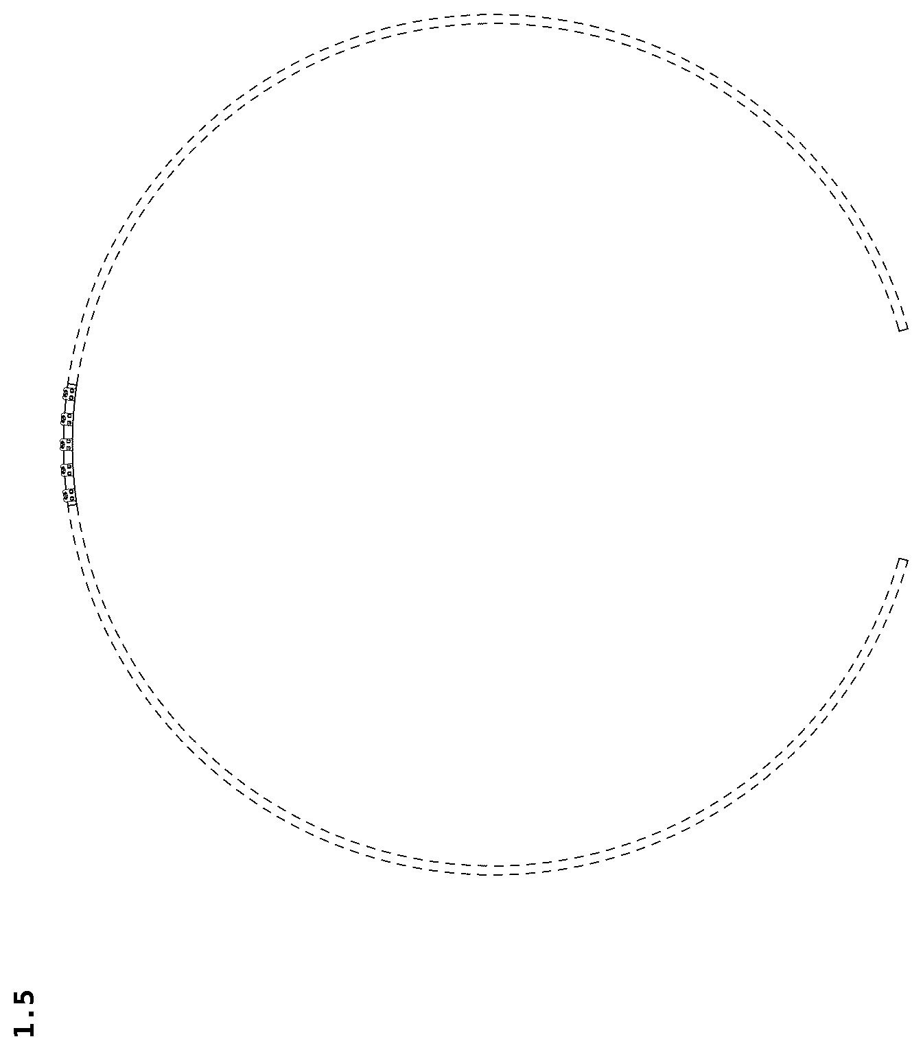 Patent USD1123687 Figure 5 – Choker