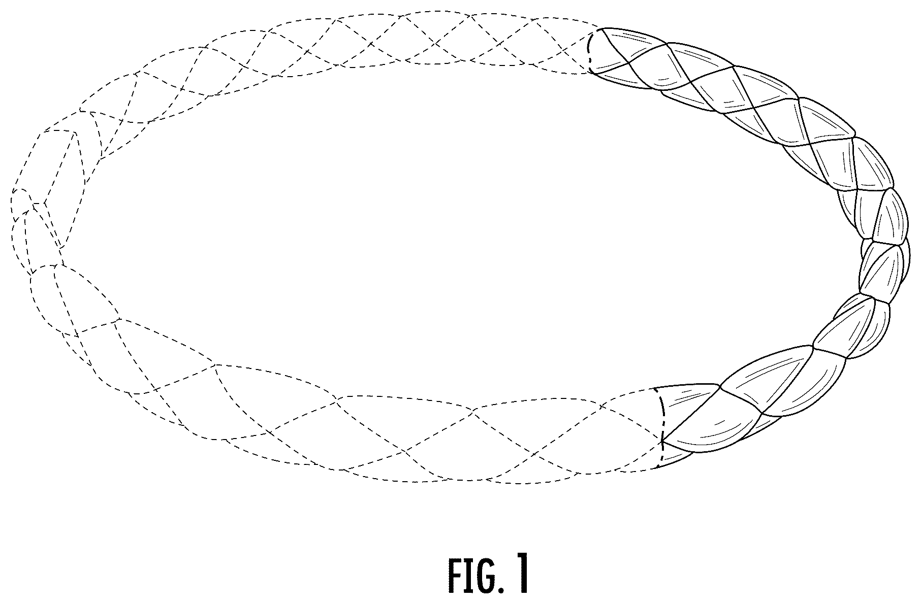 Patent USD1123689 Figure 1 – Jewelry article