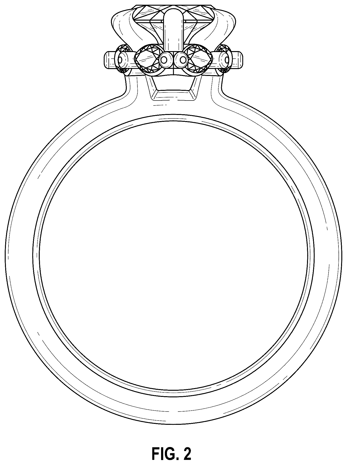 Patent USD1123690 Figure 2 – Ring