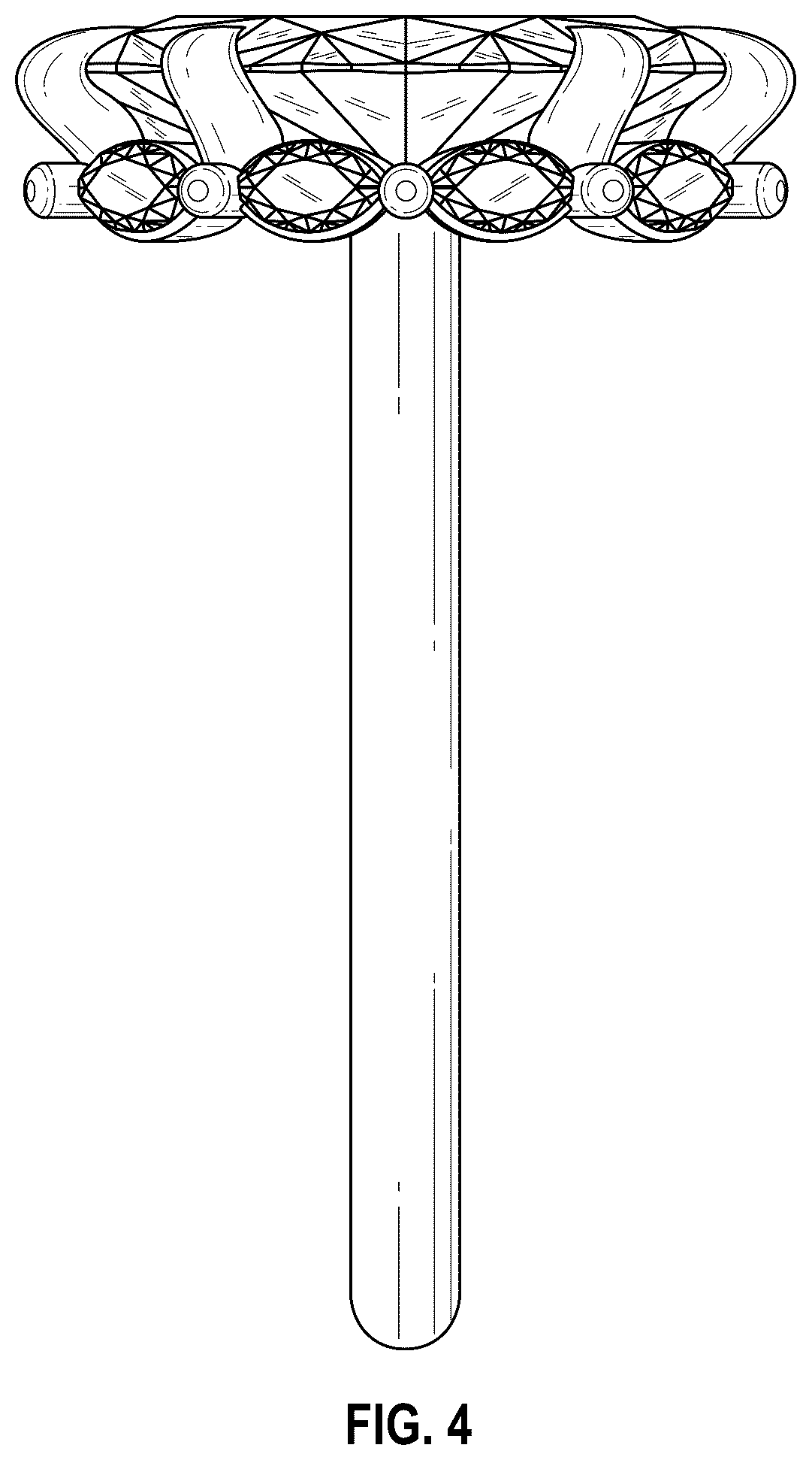 Patent USD1123690 Figure 4 – Ring