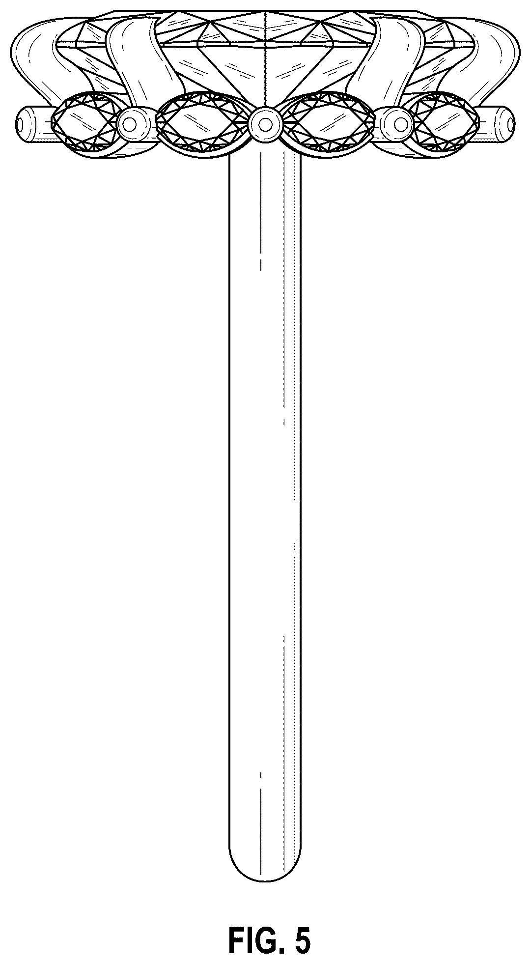 Patent USD1123690 Figure 5 – Ring