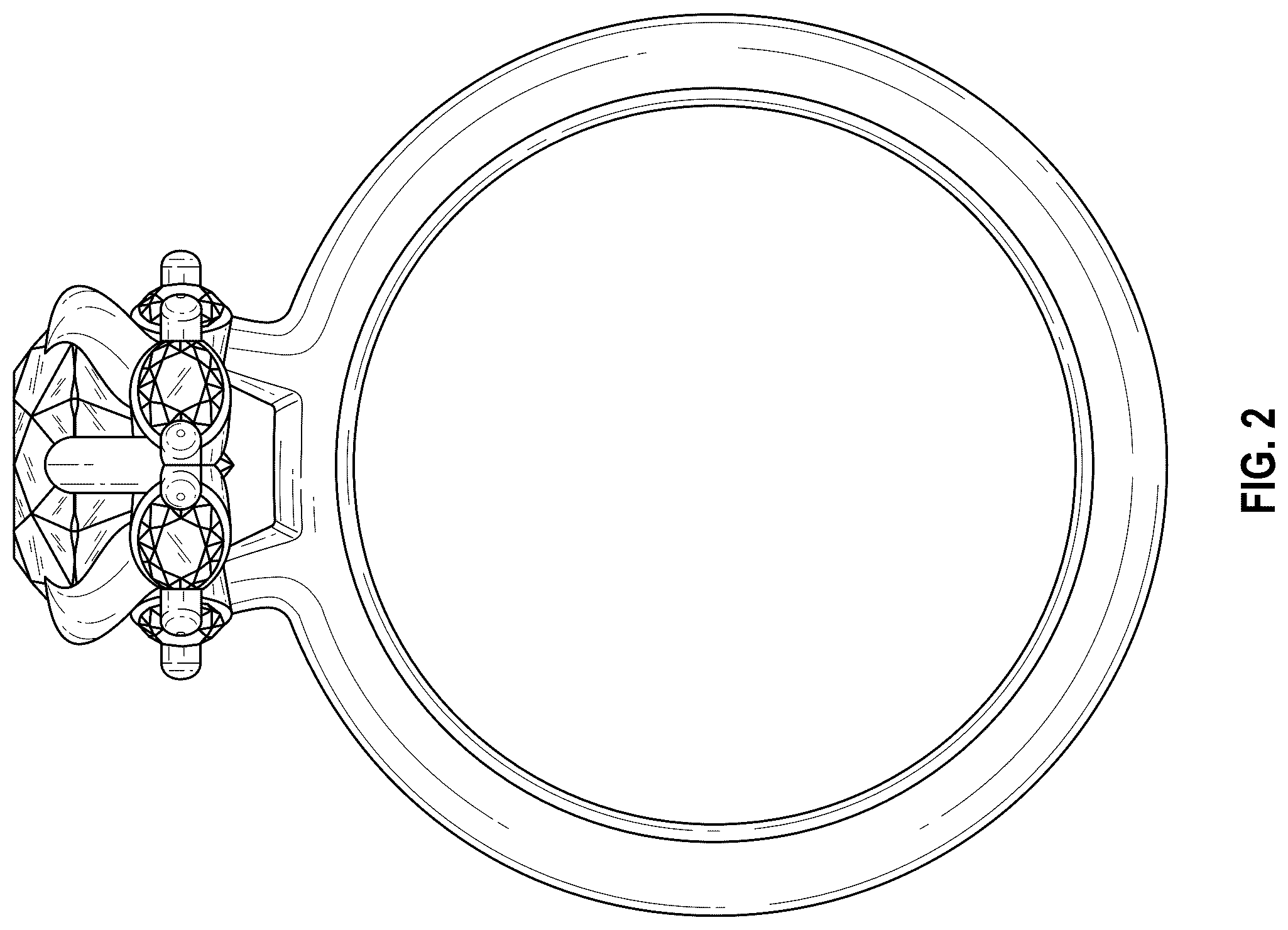 Patent USD1123691 Figure 2 – Ring
