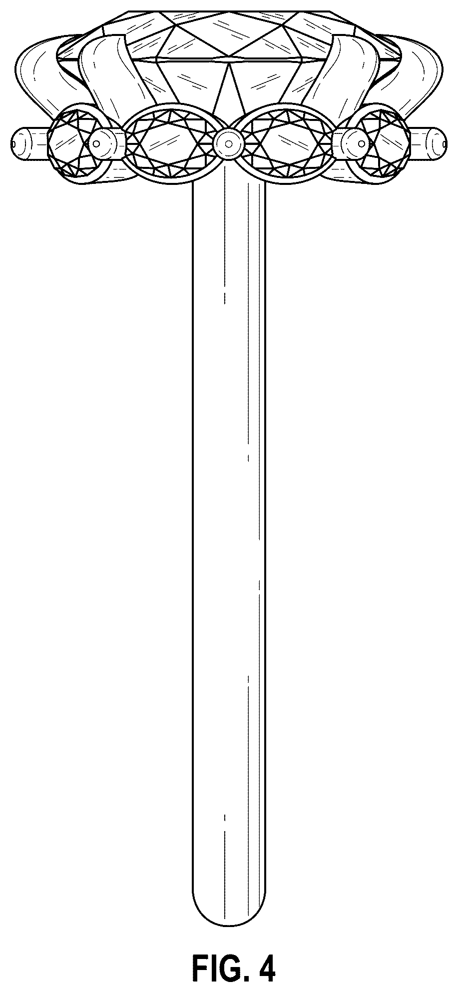 Patent USD1123691 Figure 4 – Ring