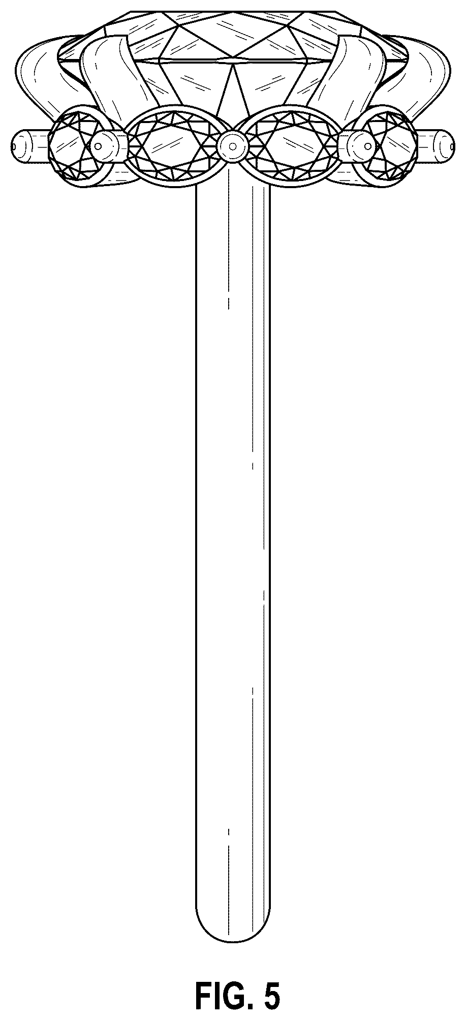 Patent USD1123691 Figure 5 – Ring