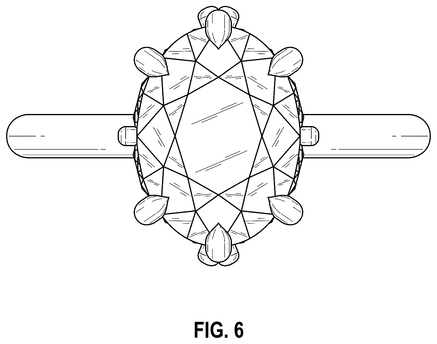 Patent USD1123691 Figure 6 – Ring