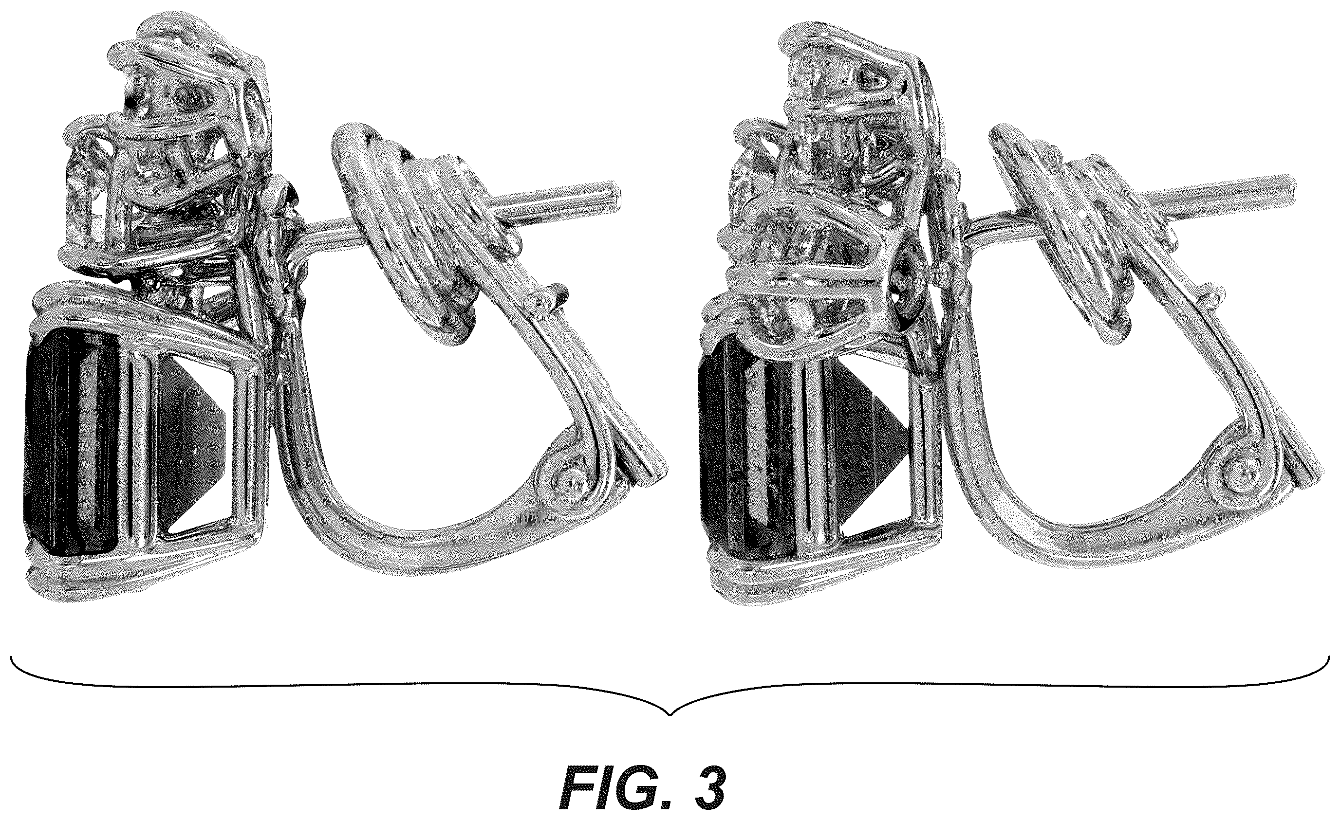 Patent USD1123692 Figure 3 – Pair of earrings