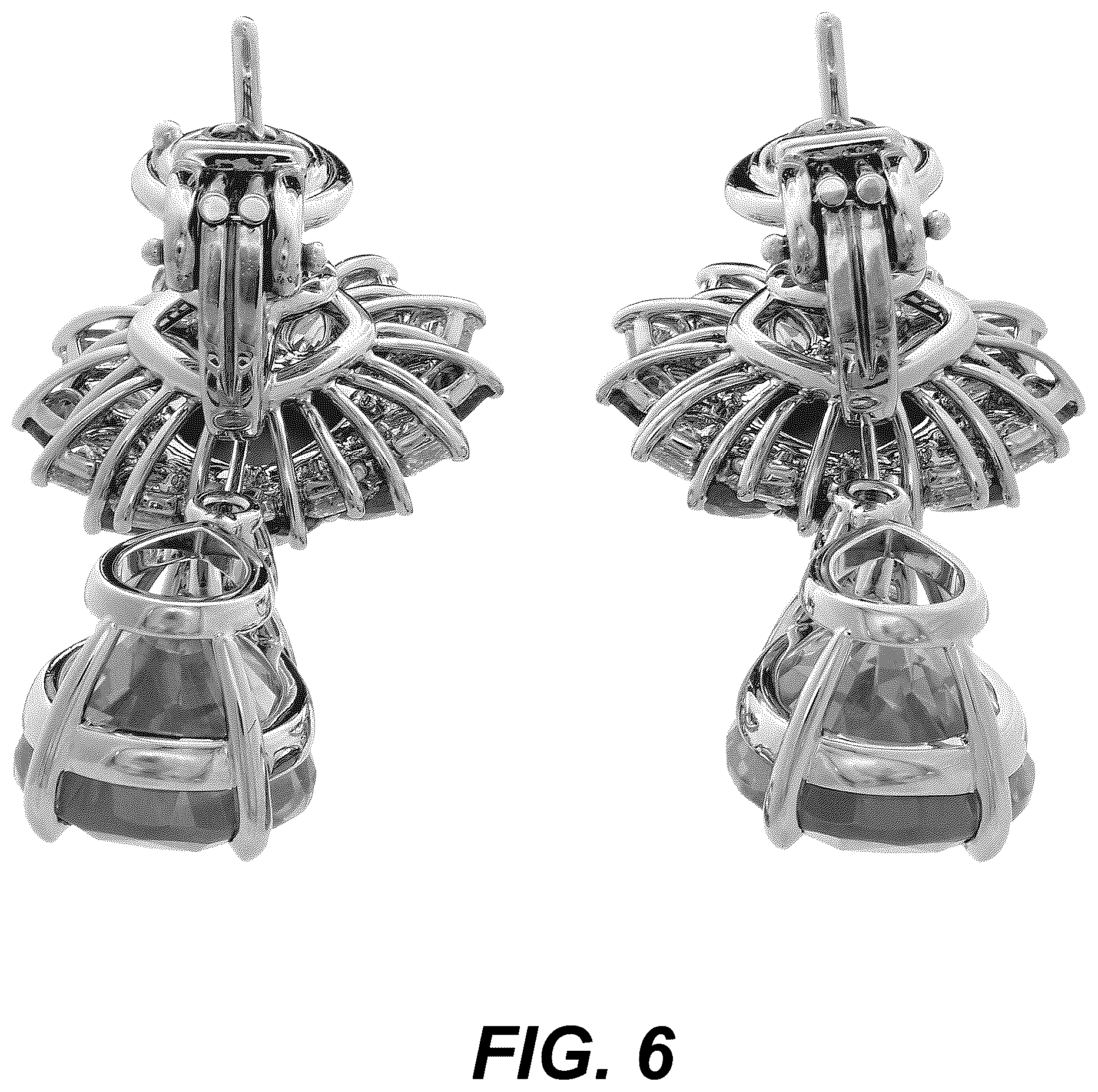 Patent USD1123693 Figure 6 – Pair of earrings