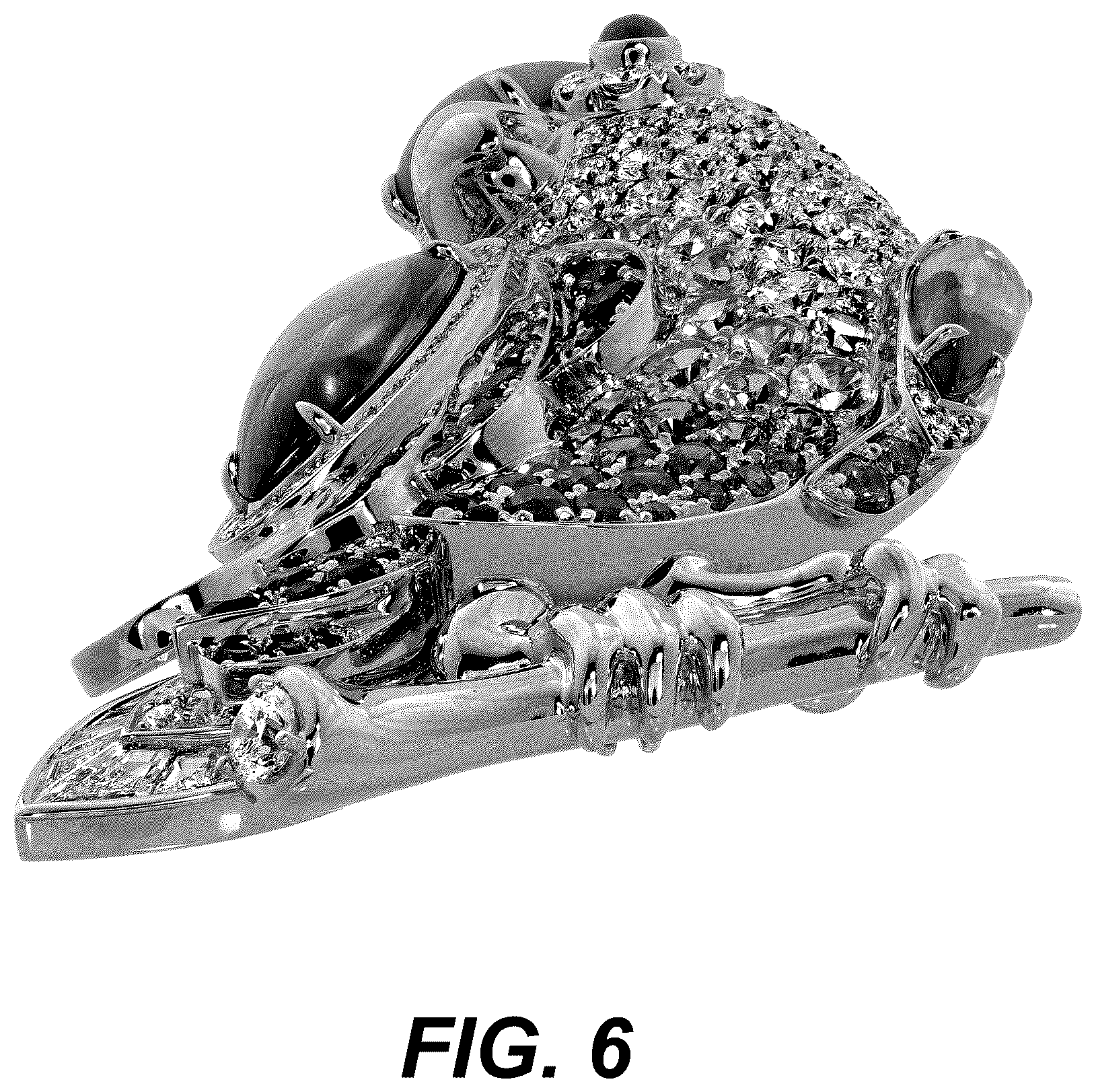 Patent USD1123696 Figure 6 – Brooch