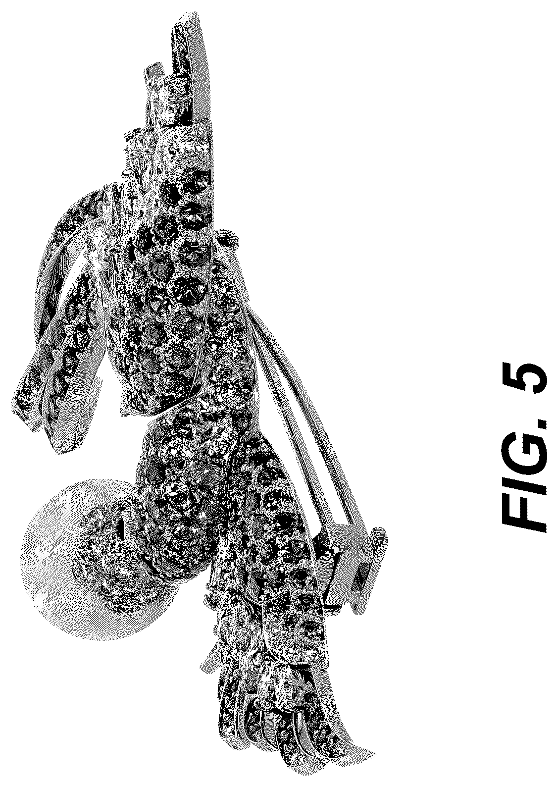 Patent USD1123697 Figure 5 – Brooch