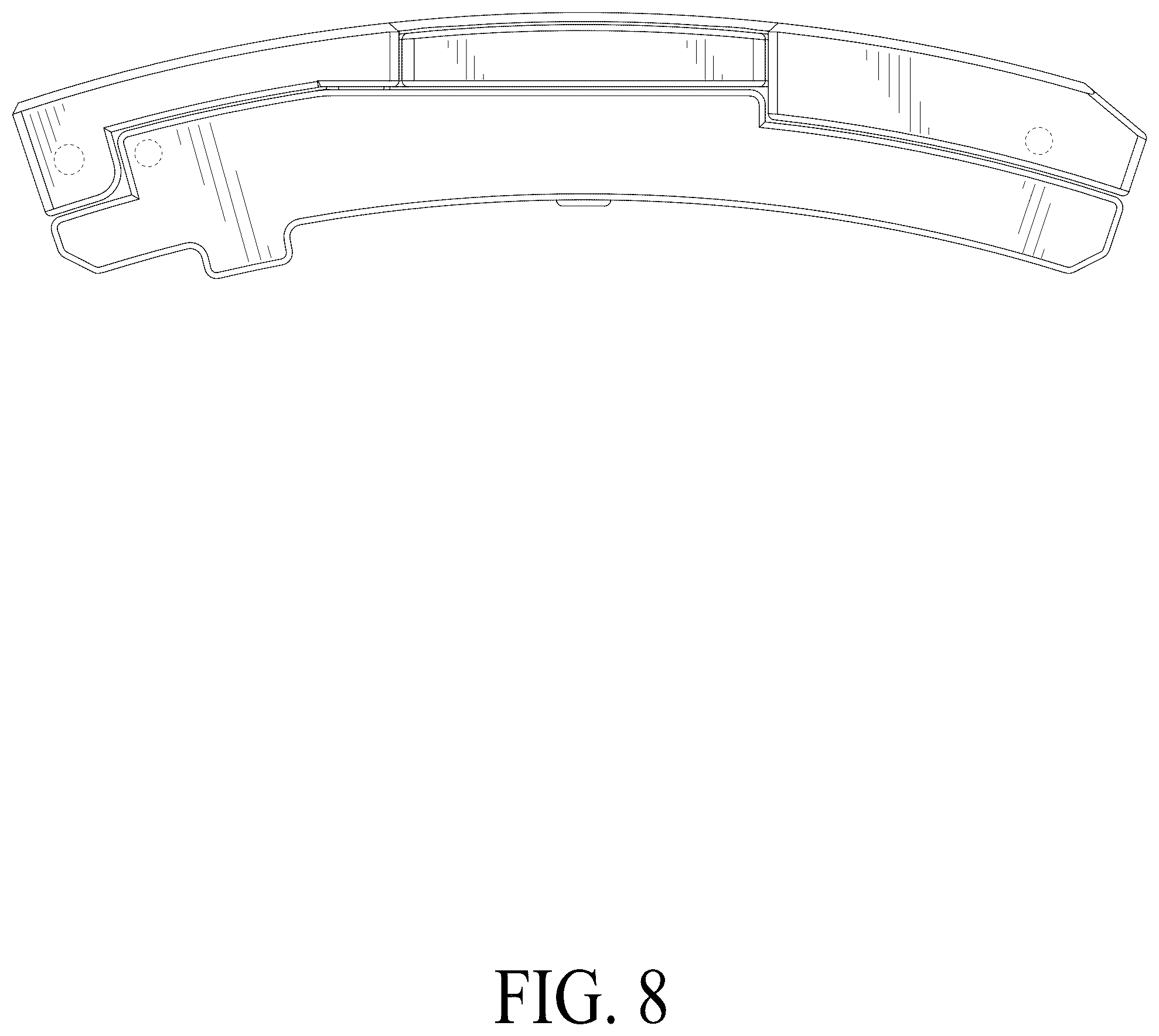 Patent USD1123700 Figure 8 – Watch buckle