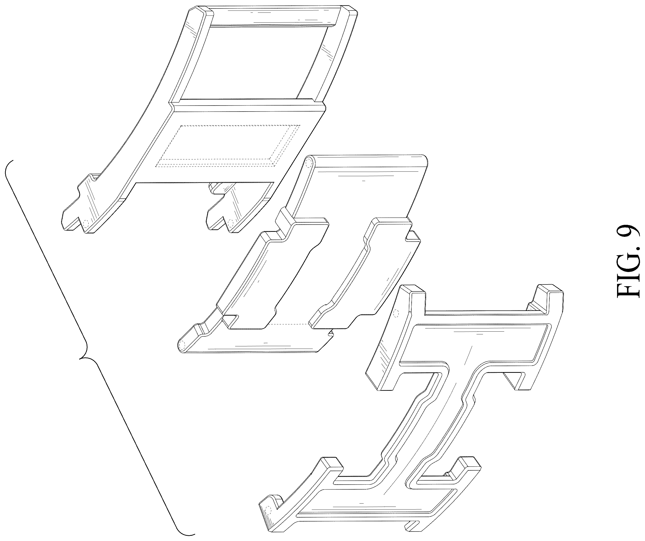 Patent USD1123700 Figure 9 – Watch buckle