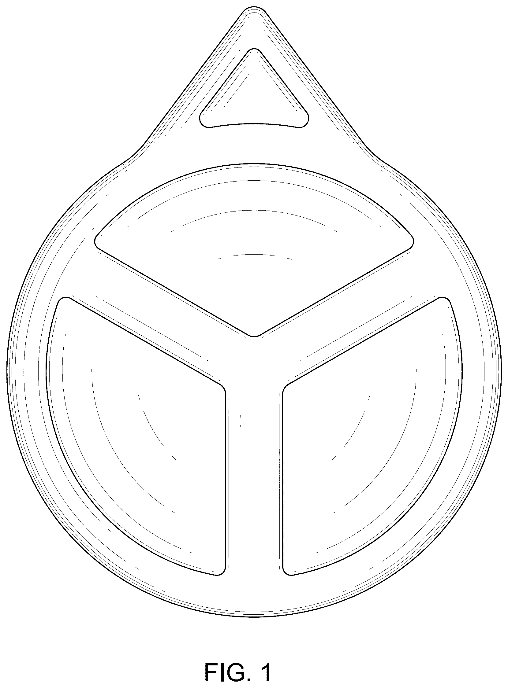 Patent USD1123707 Figure 1 – Cuff link