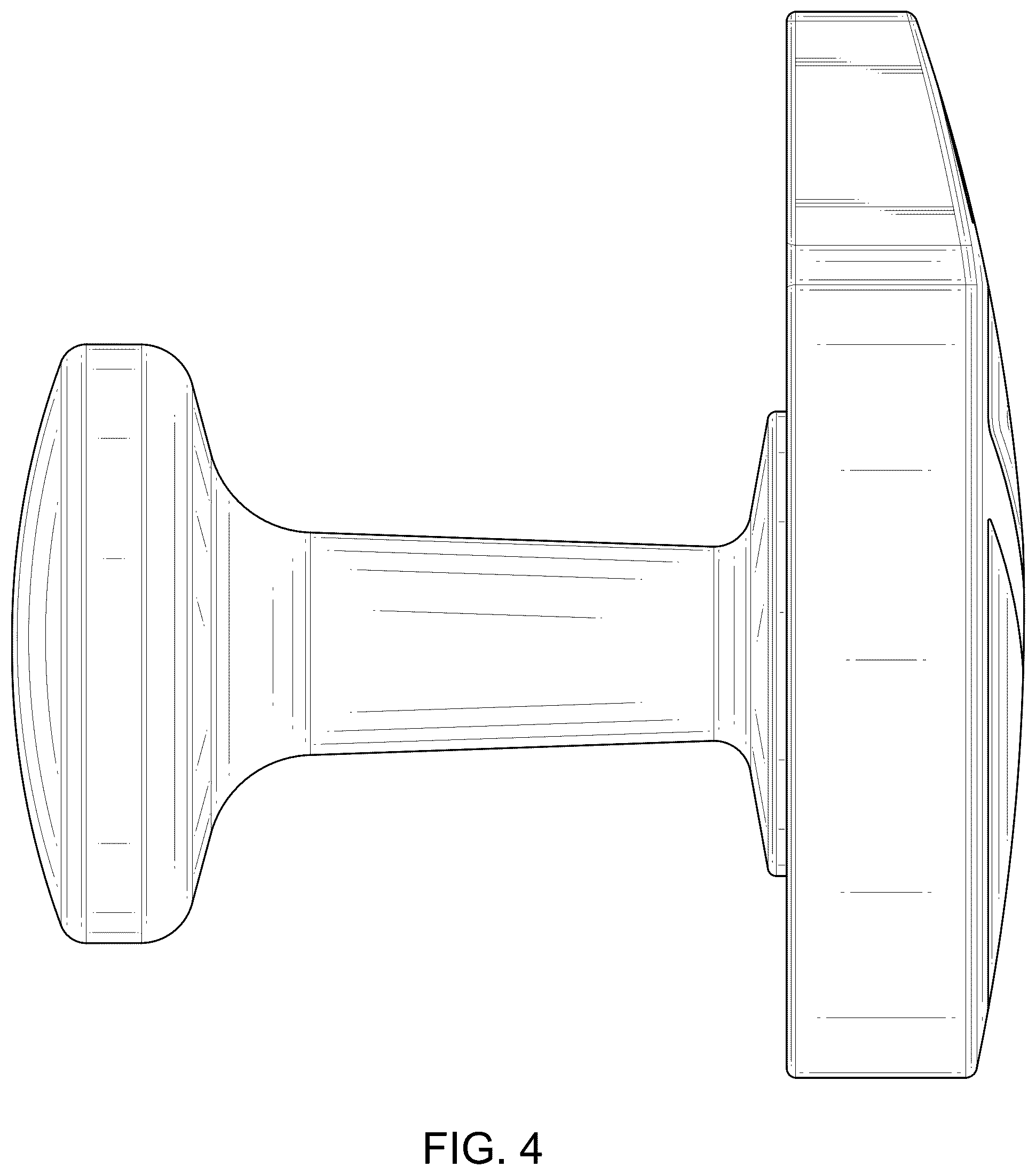 Patent USD1123707 Figure 4 – Cuff link