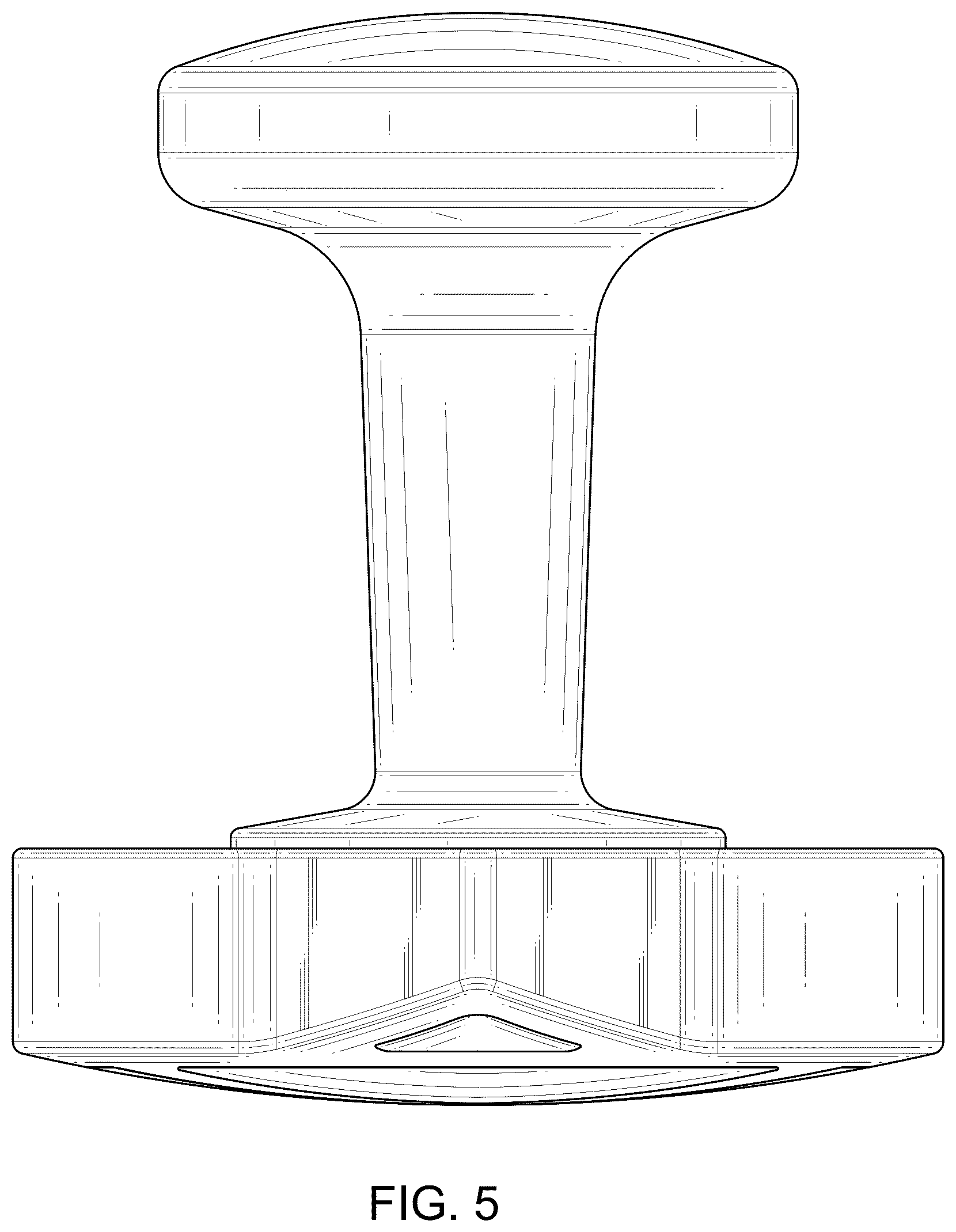 Patent USD1123707 Figure 5 – Cuff link
