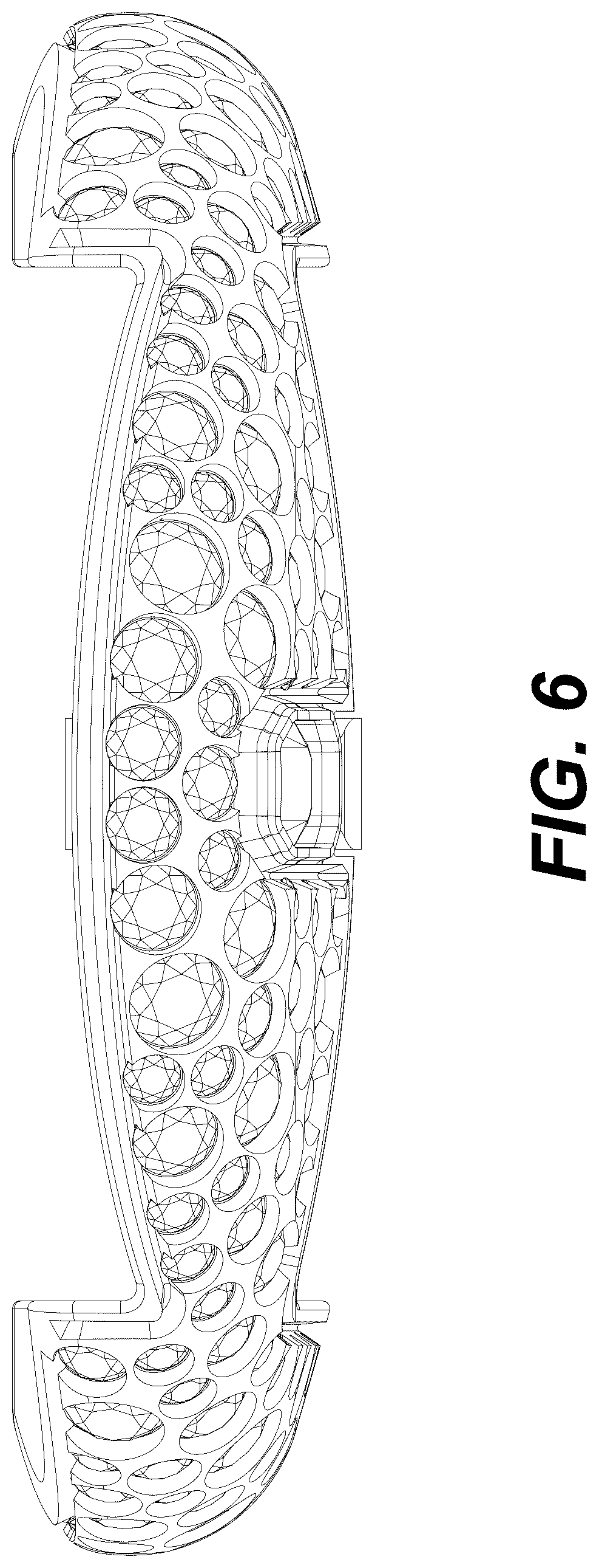 Patent USD1123708 Figure 6 – Buckle for watch strap