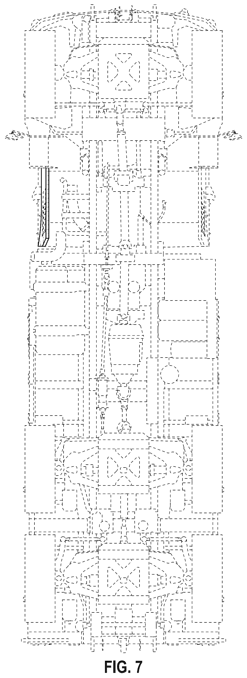 Patent USD1123711 Figure 6 – Vehicle panel