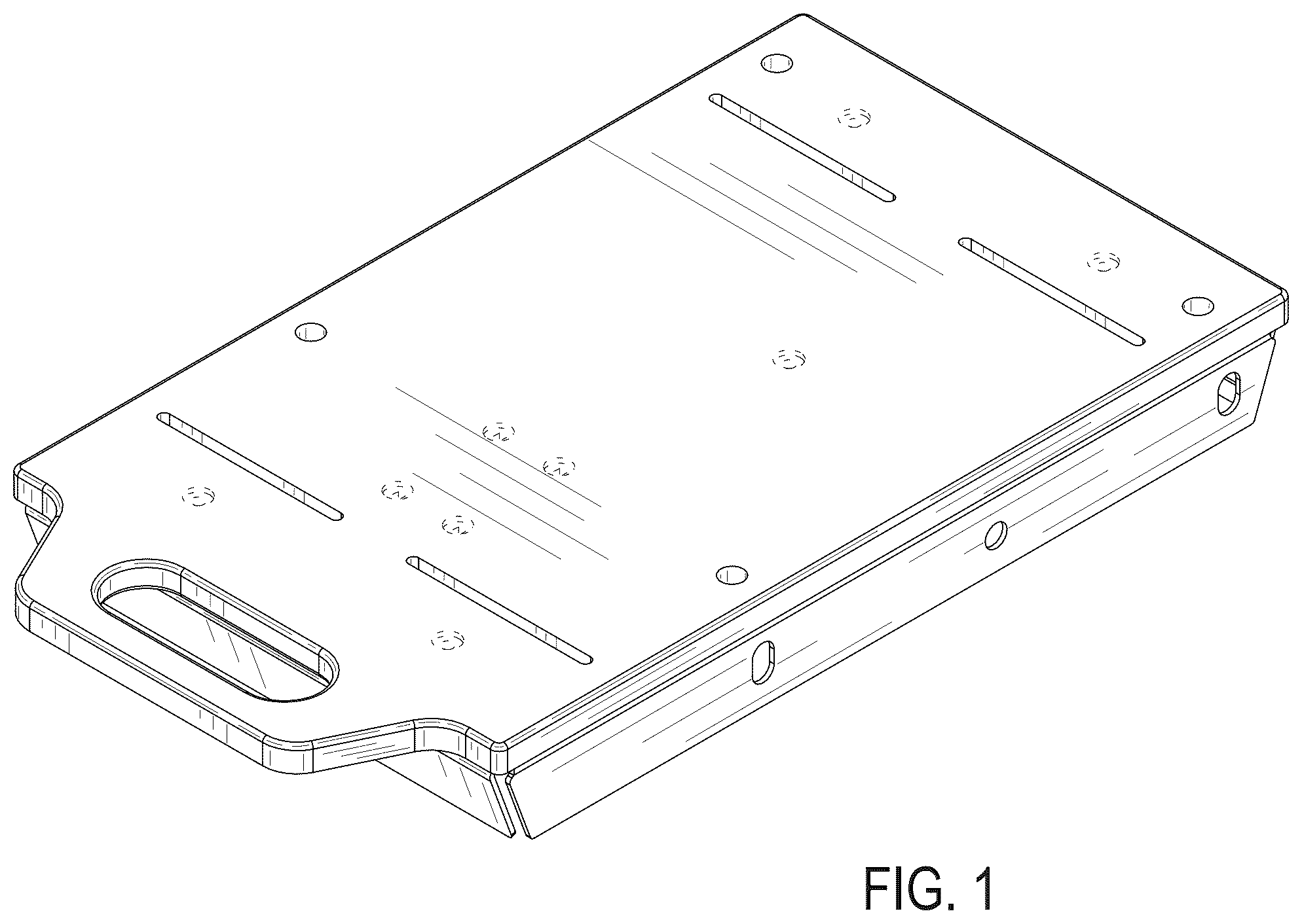 Patent USD1123713 Figure 1 – Cart platform