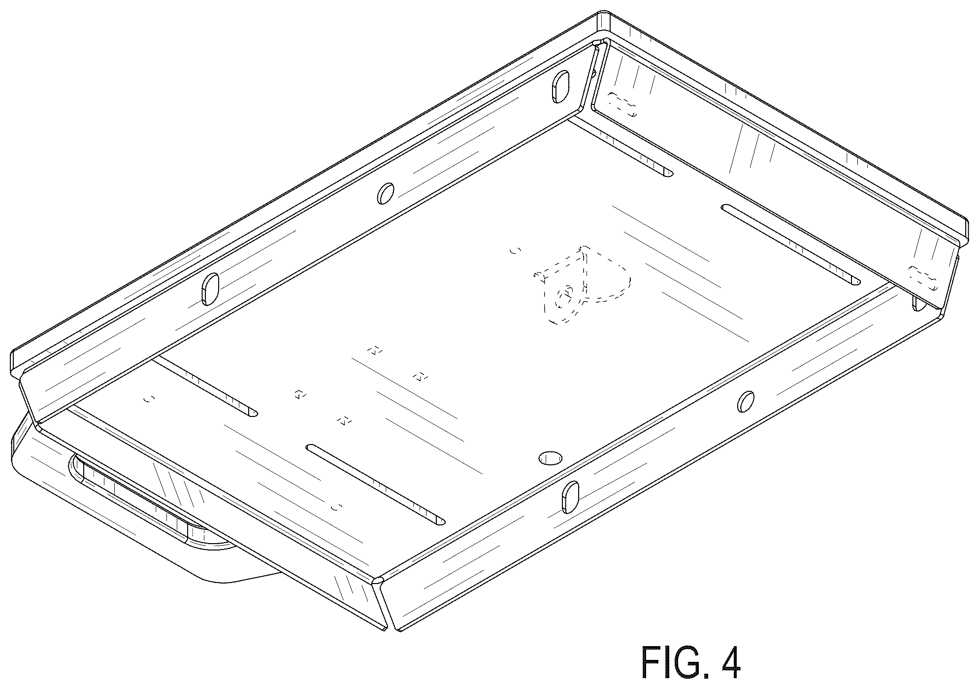 Patent USD1123713 Figure 4 – Cart platform