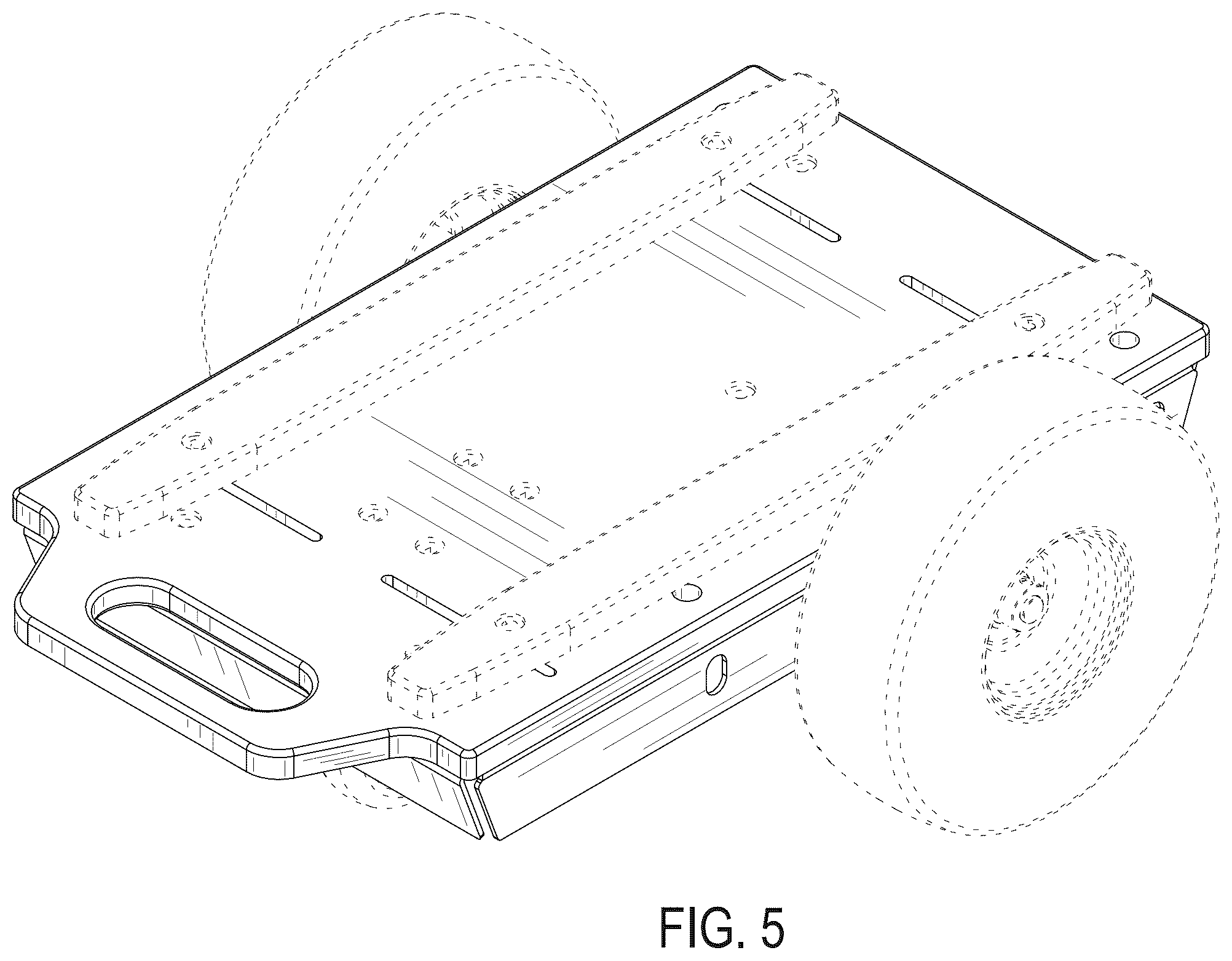 Patent USD1123713 Figure 5 – Cart platform