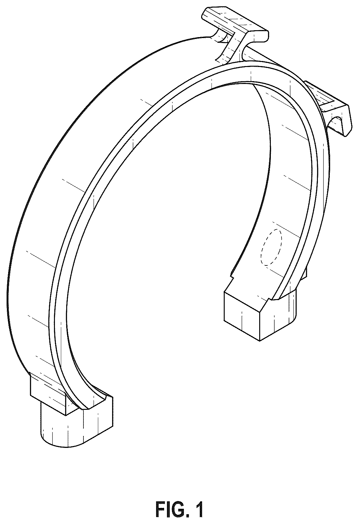 Patent USD1123714 — Motor clamp for a model vehicle — Figure 1