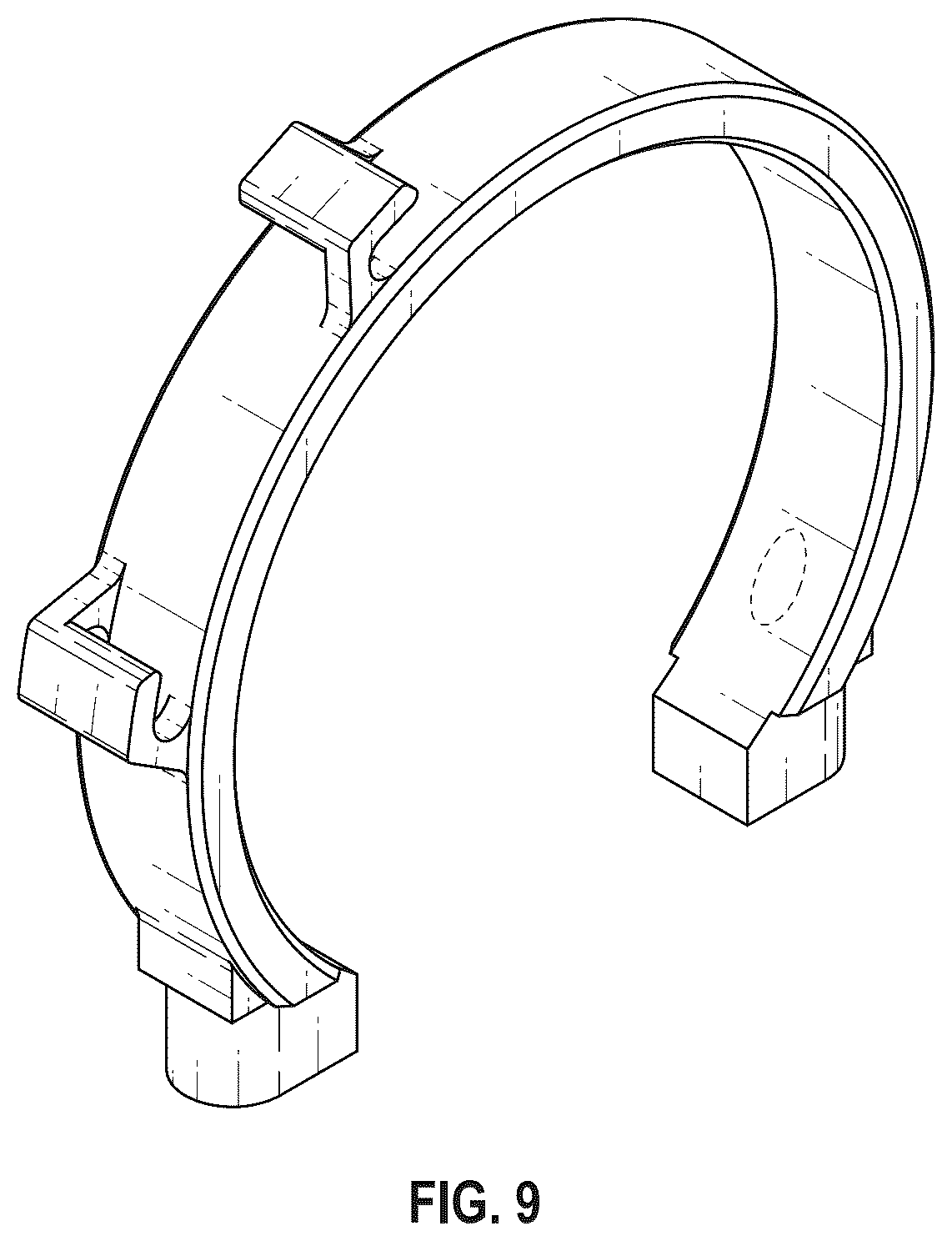 Patent USD1123714 Figure 6 – Motor clamp for a model vehicle