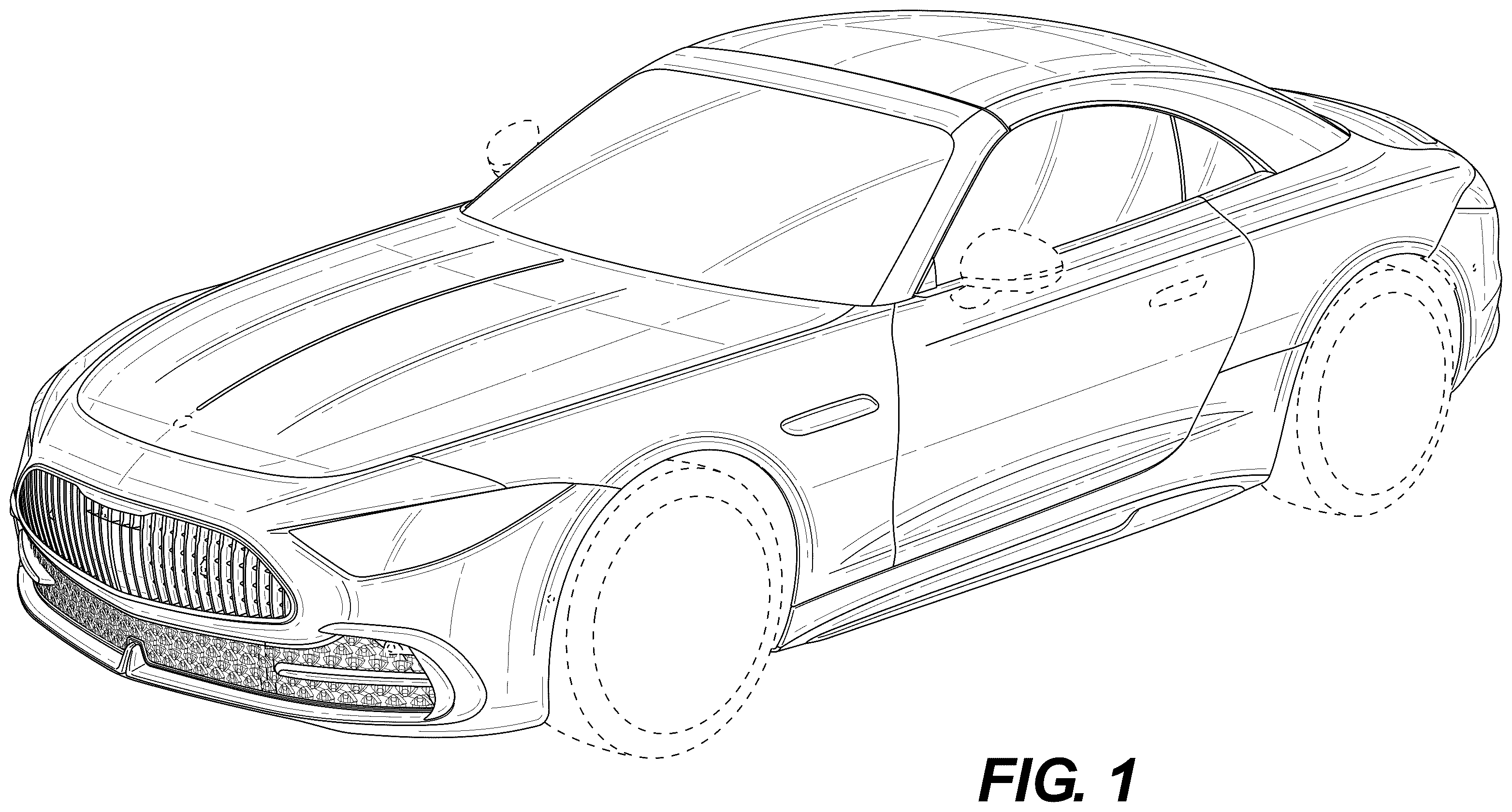 Patent USD1123716 — Motor vehicle, toy replica, and/or other replica — Figure 1