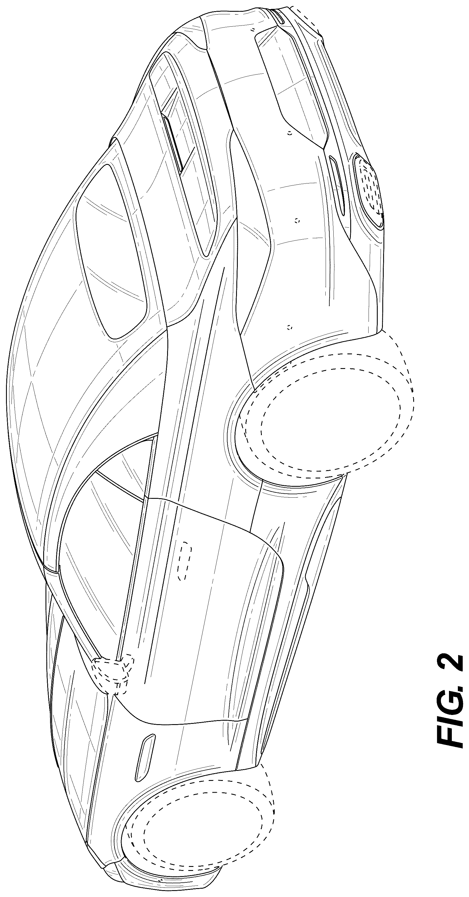 Patent USD1123716 Figure 2 – Motor vehicle, toy replica, and/or other replica