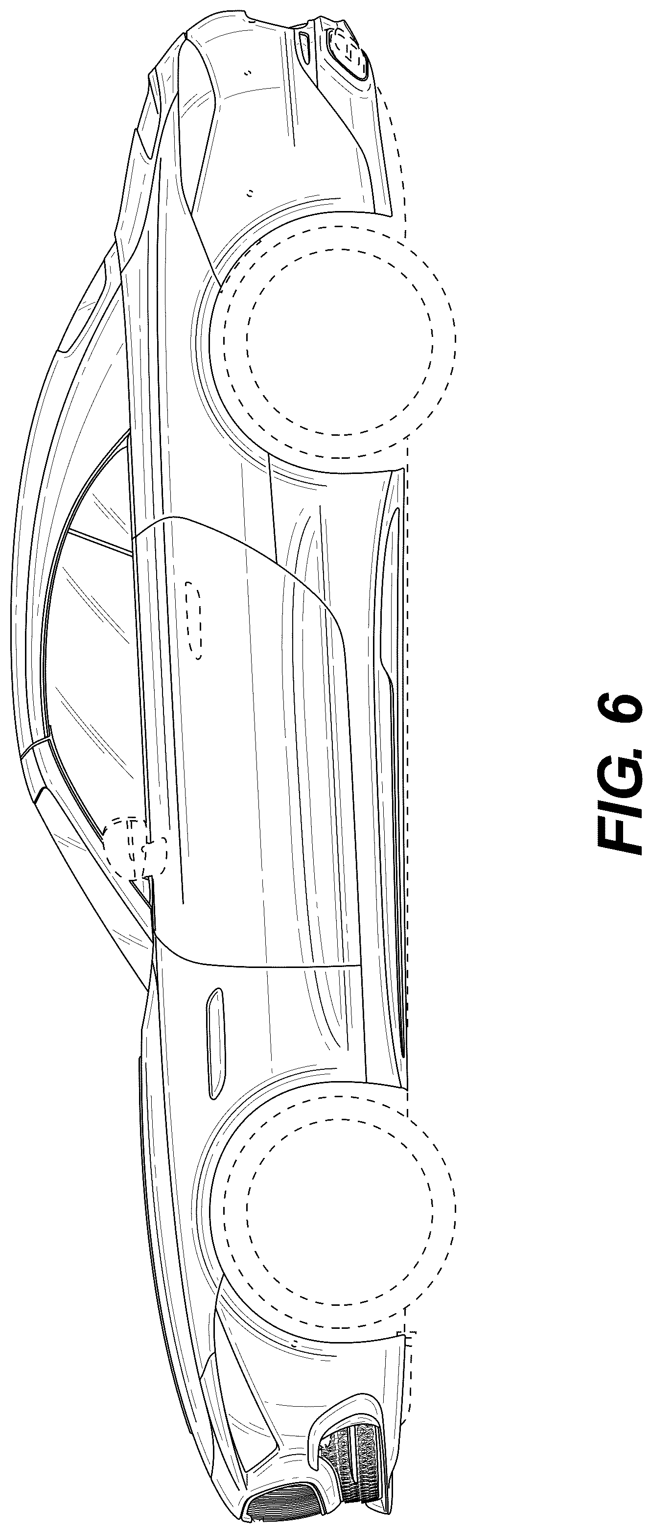 Patent USD1123716 Figure 6 – Motor vehicle, toy replica, and/or other replica
