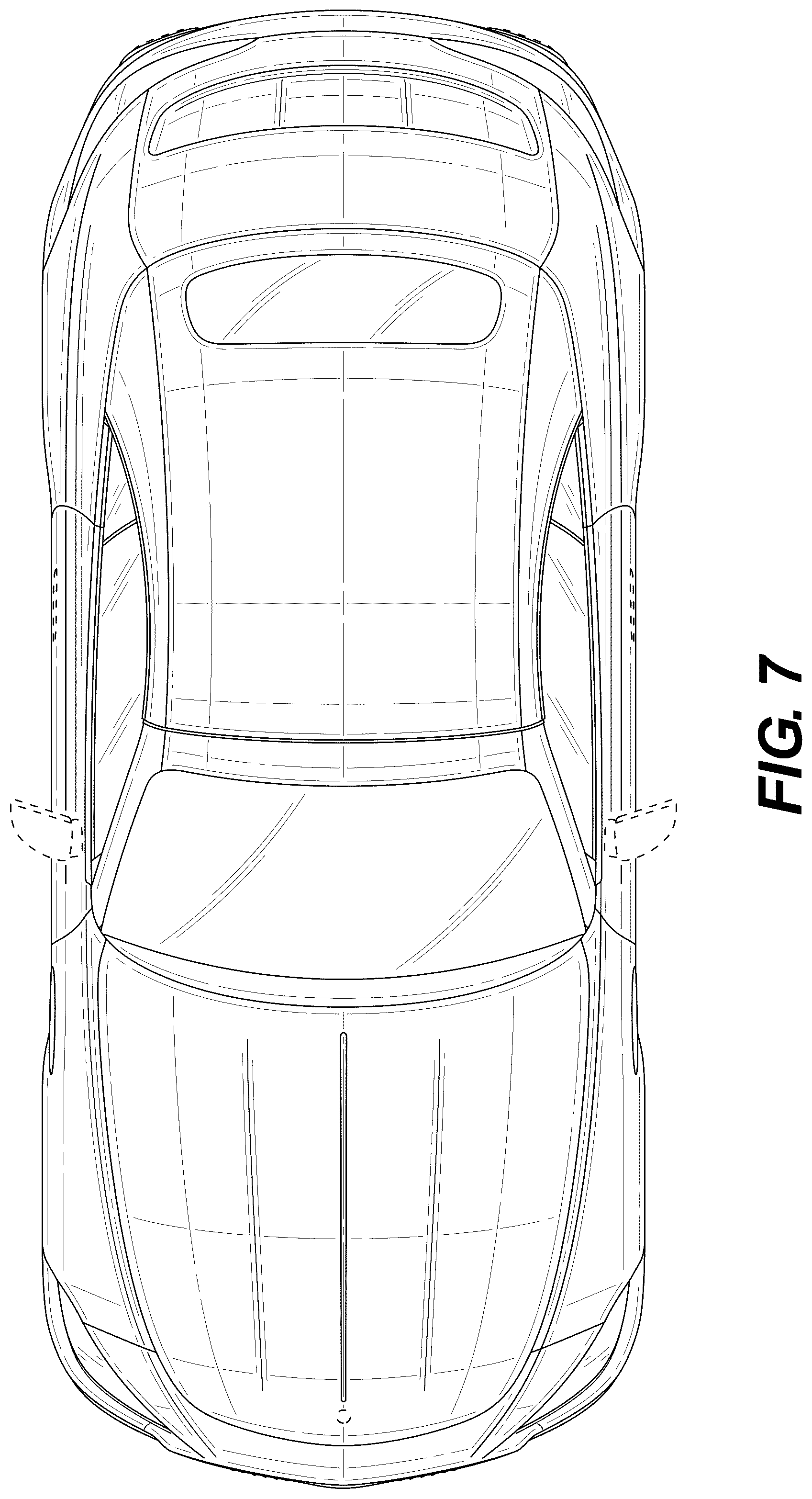 Patent USD1123716 Figure 7 – Motor vehicle, toy replica, and/or other replica