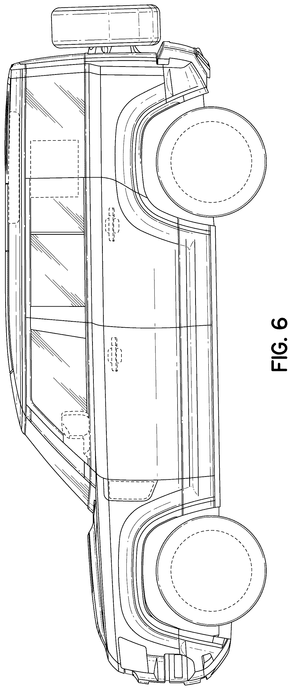 Patent USD1123718 Figure 6 – Vehicle