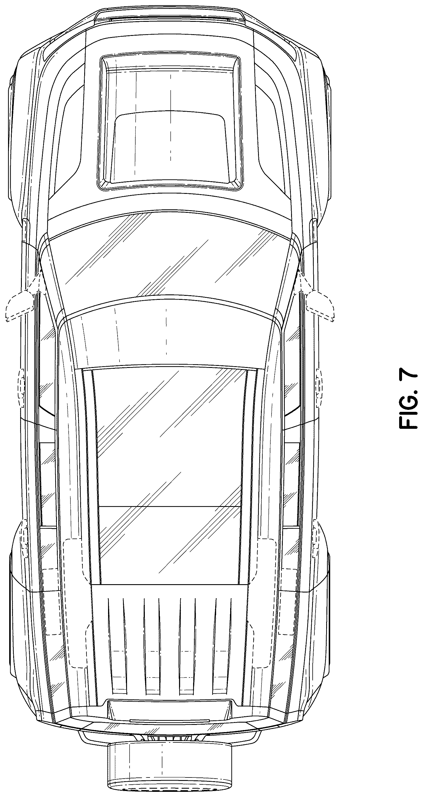 Patent USD1123718 Figure 7 – Vehicle