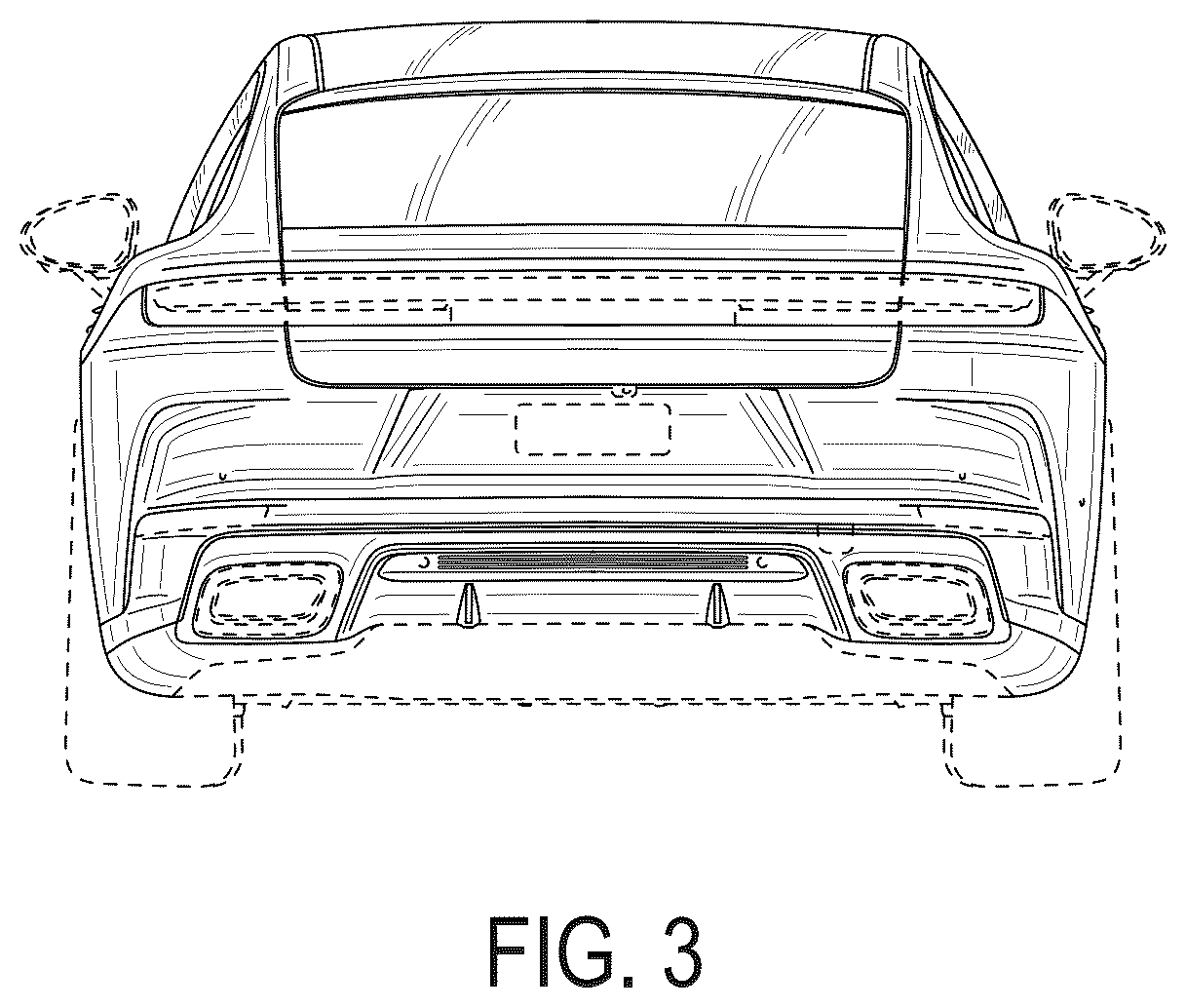 Patent USD1123719 Figure 3 – Motor vehicle, toy, and/or replica