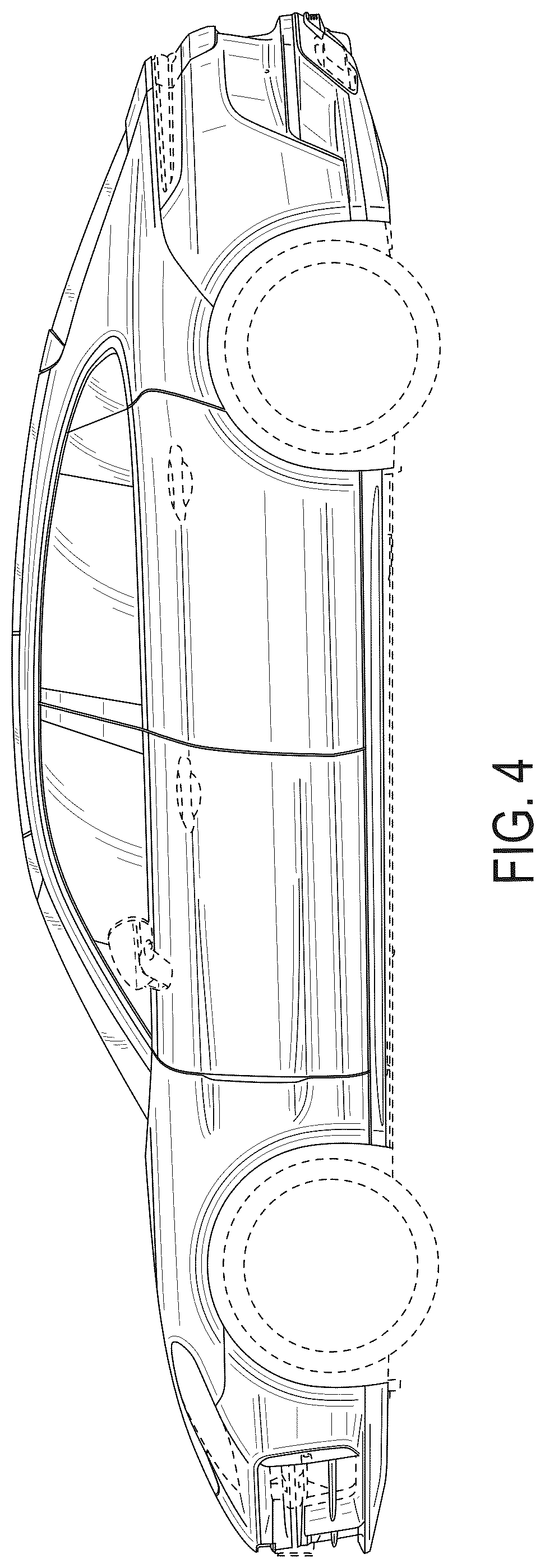 Patent USD1123719 Figure 4 – Motor vehicle, toy, and/or replica