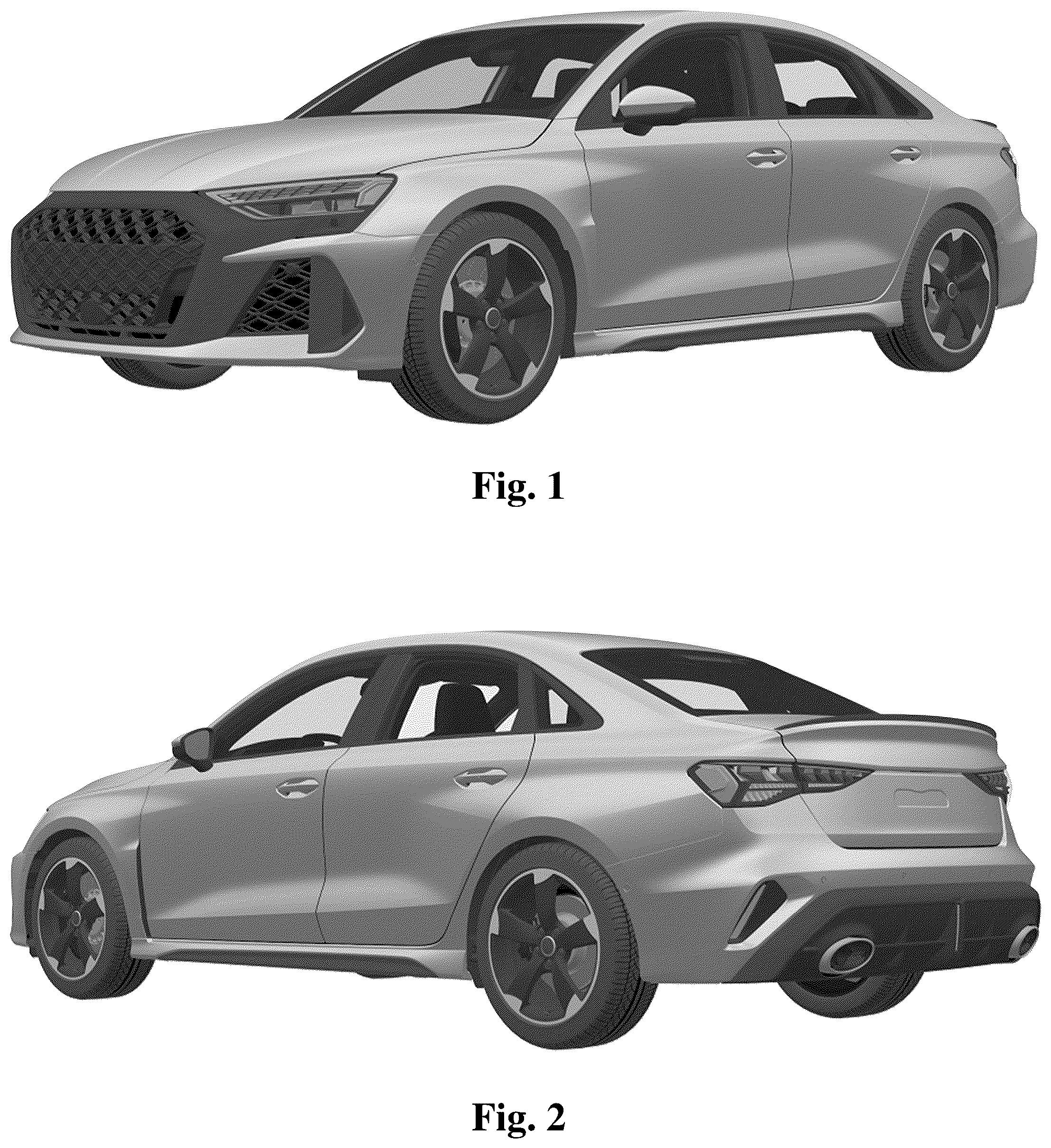 Patent USD1123721 Figure 1 – Motor vehicle