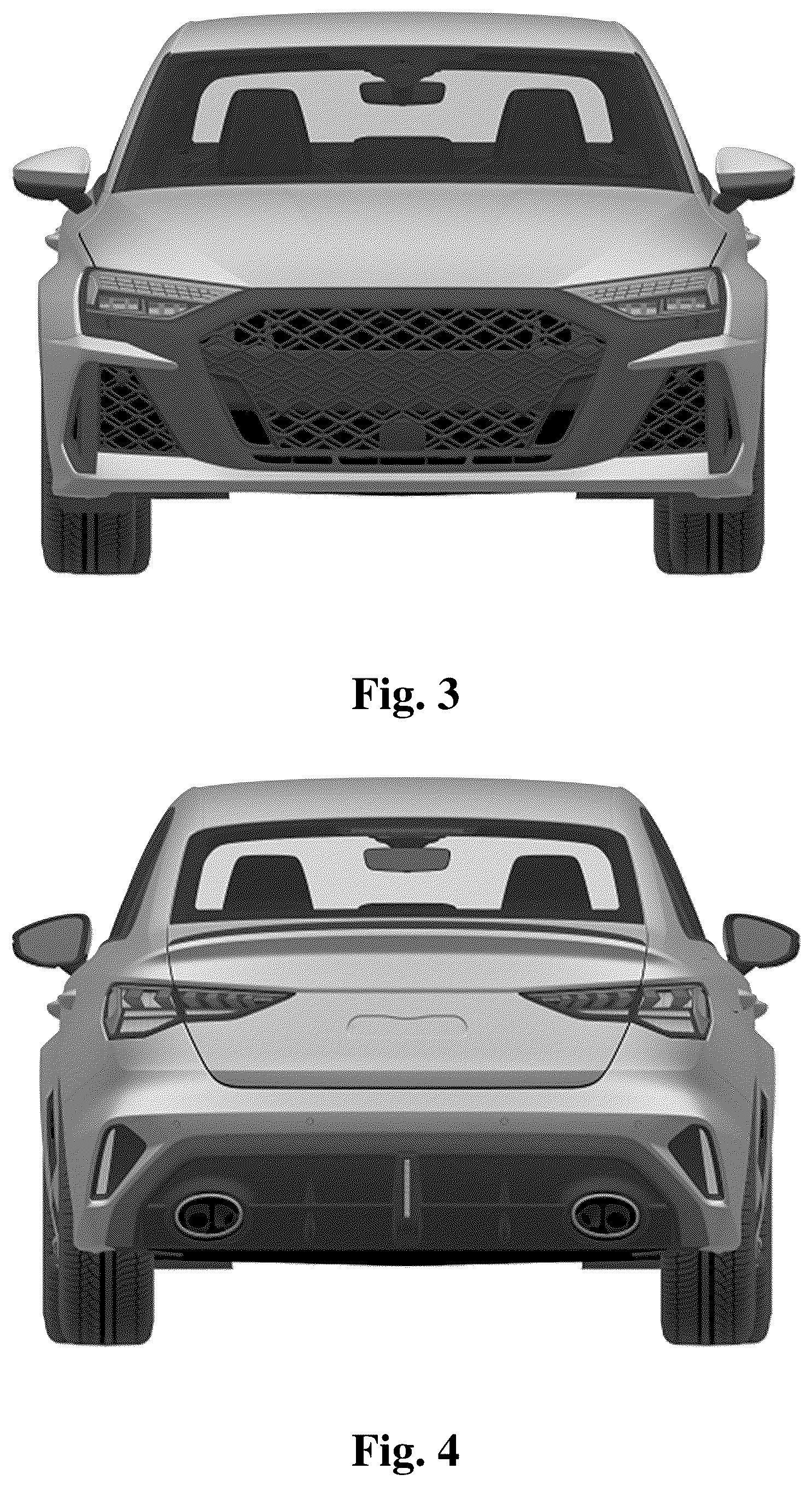 Patent USD1123721 Figure 2 – Motor vehicle