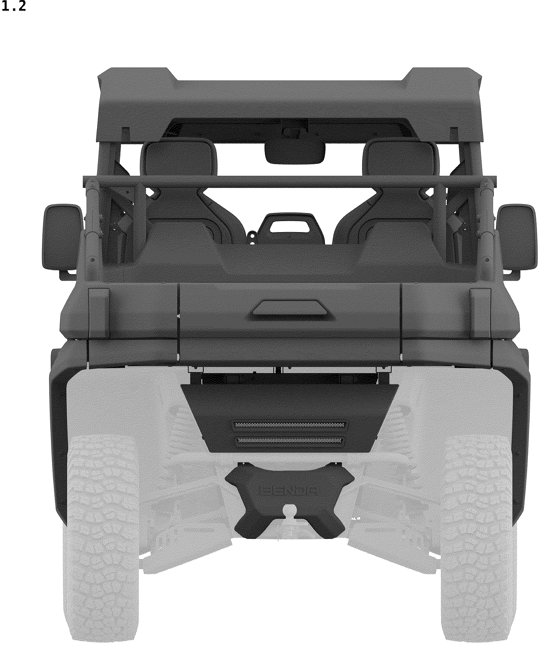 Patent USD1123724 Figure 2 – All-terrain vehicle
