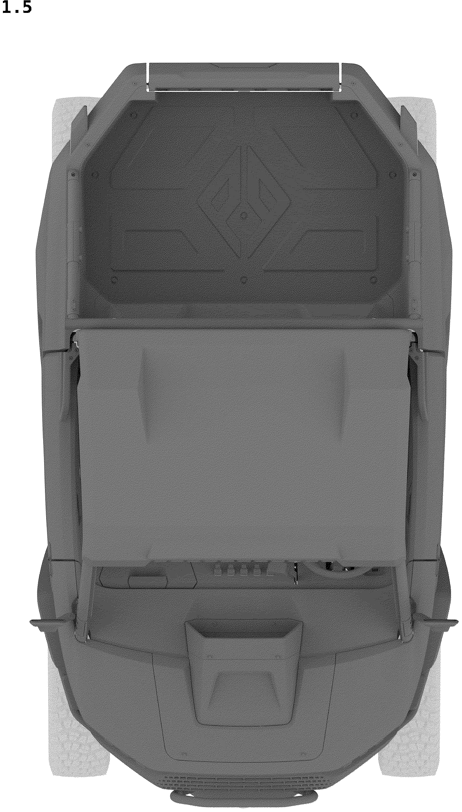 Patent USD1123724 Figure 5 – All-terrain vehicle