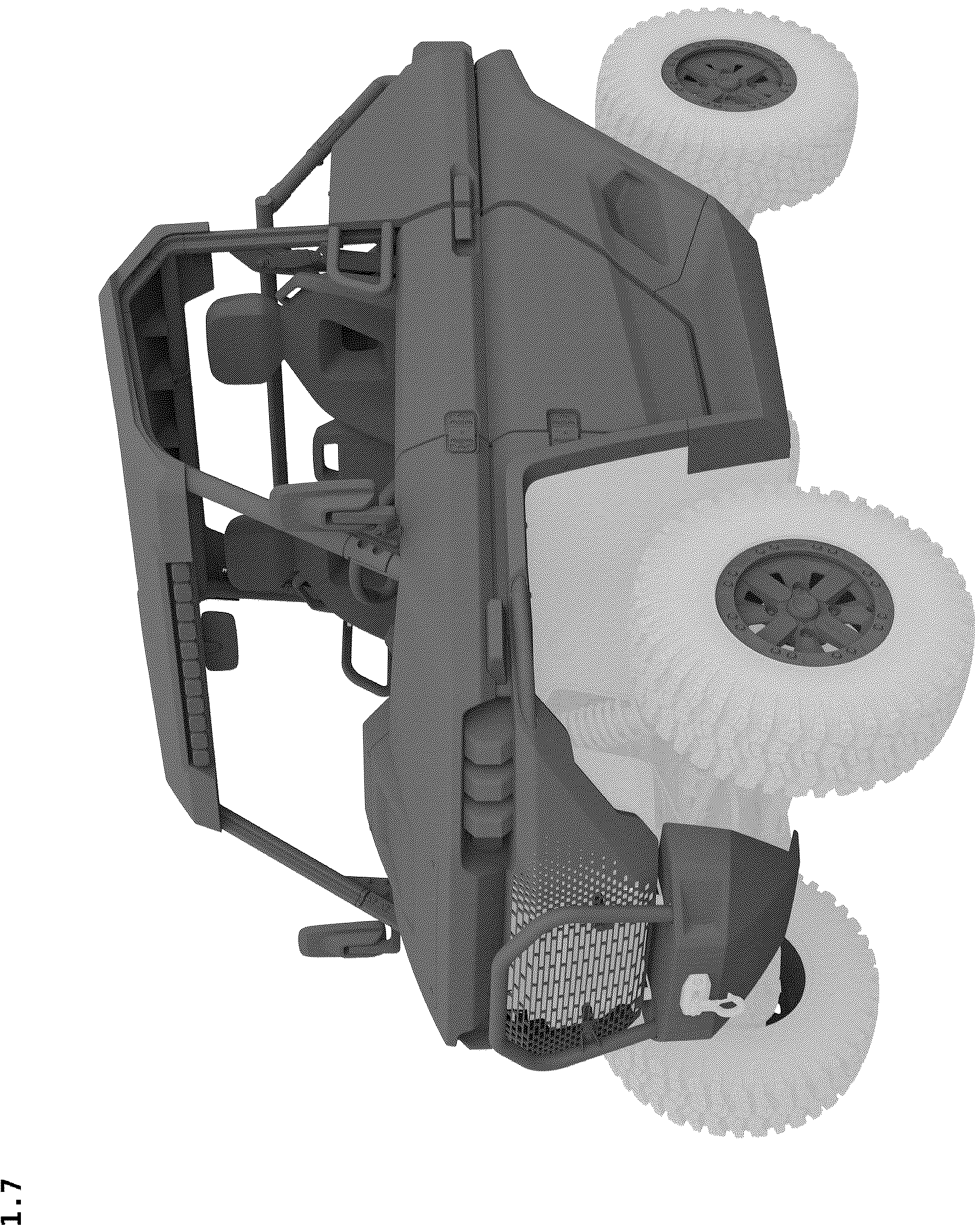 Patent USD1123724 Figure 7 – All-terrain vehicle