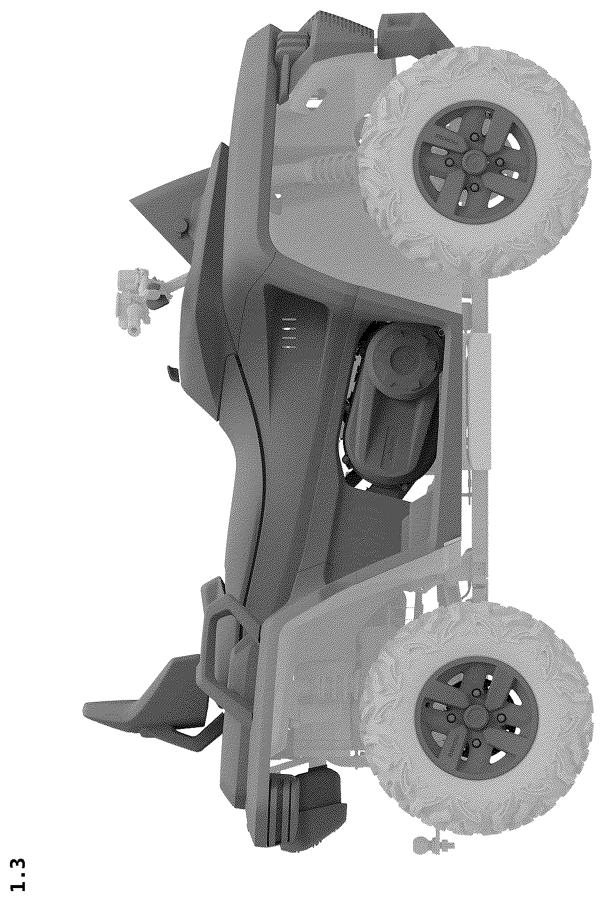 Patent USD1123725 Figure 3 – All-terrain vehicle