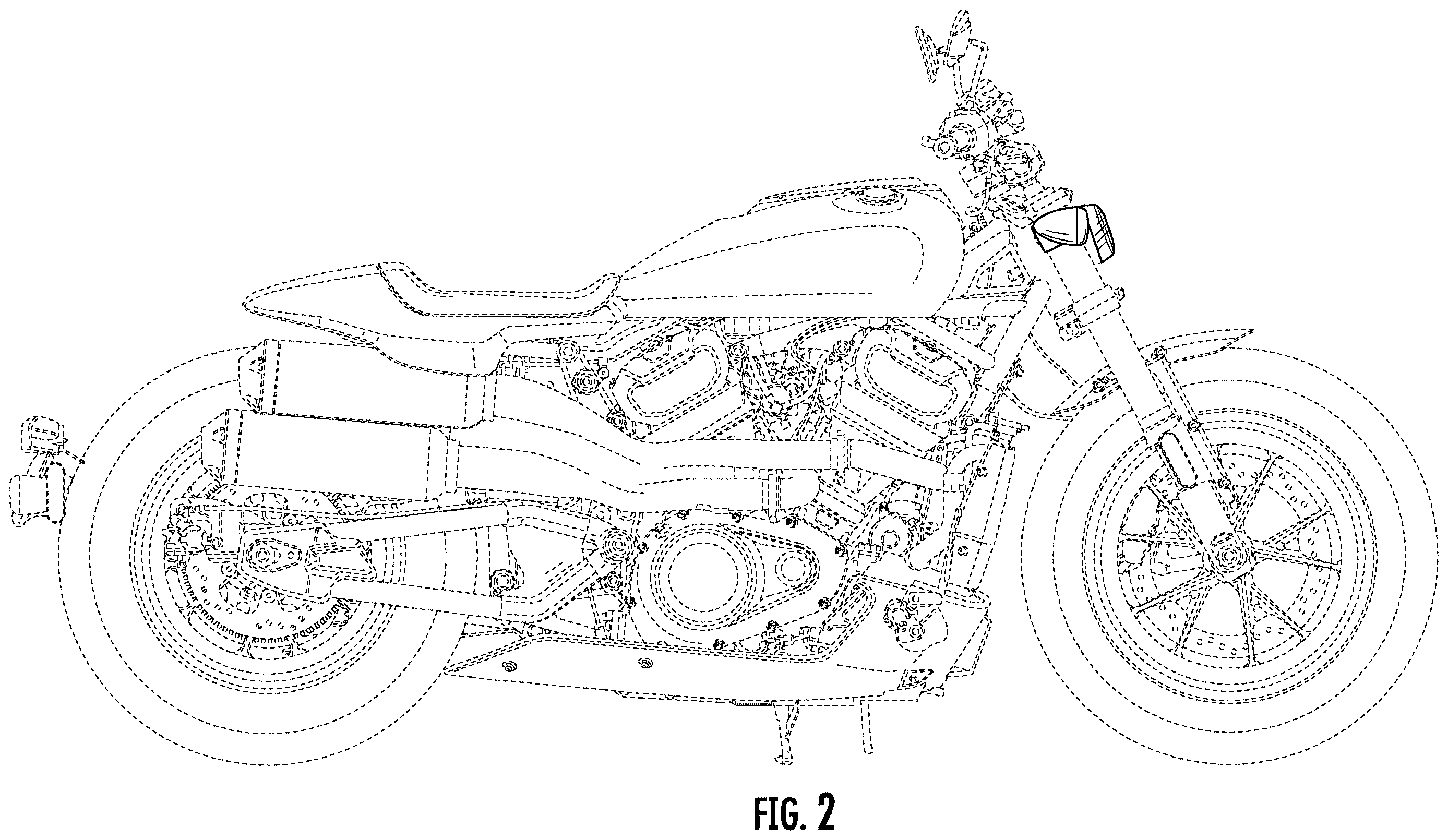 Patent USD1123726 Figure 2 – Set of motorcycle lights