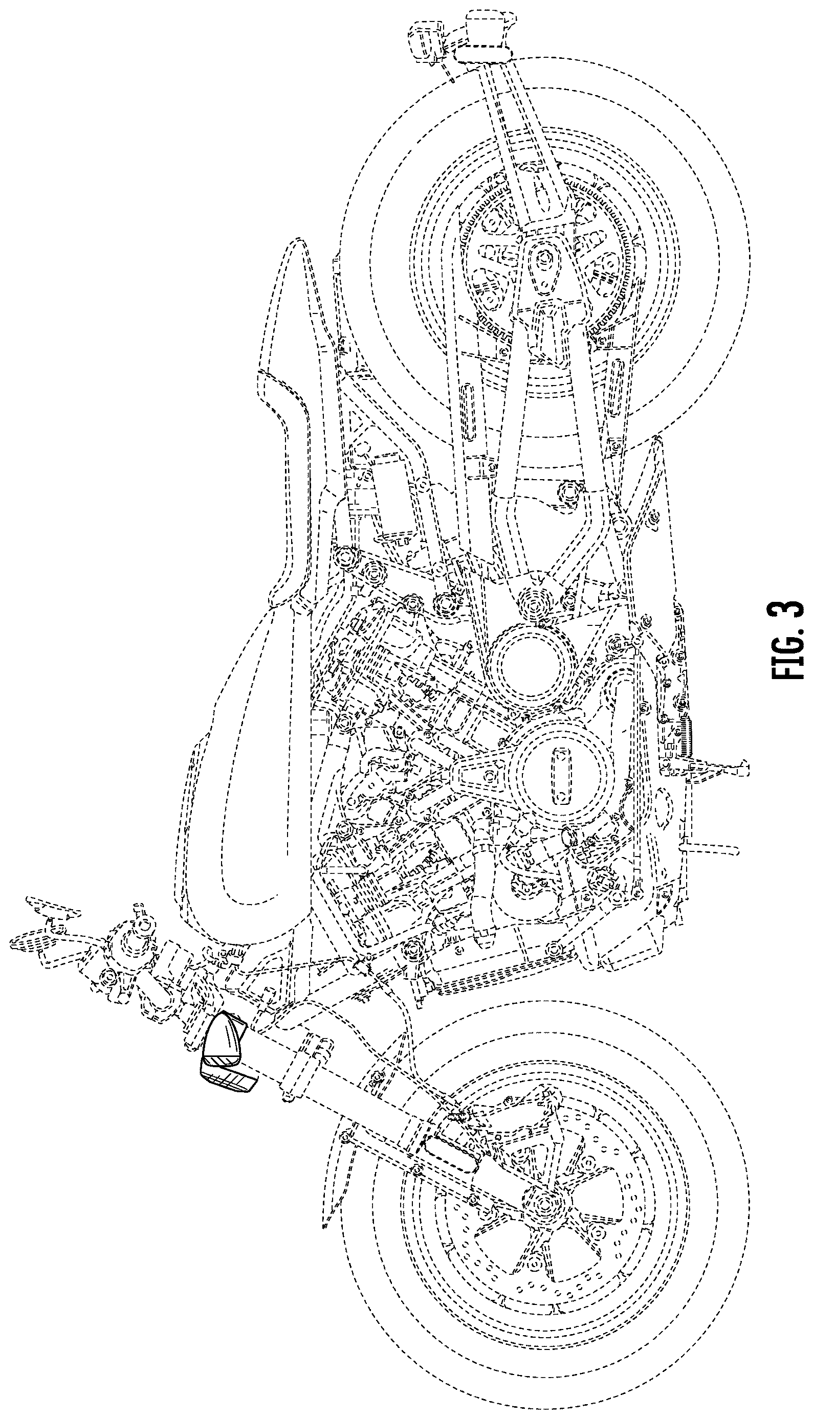 Patent USD1123726 Figure 3 – Set of motorcycle lights